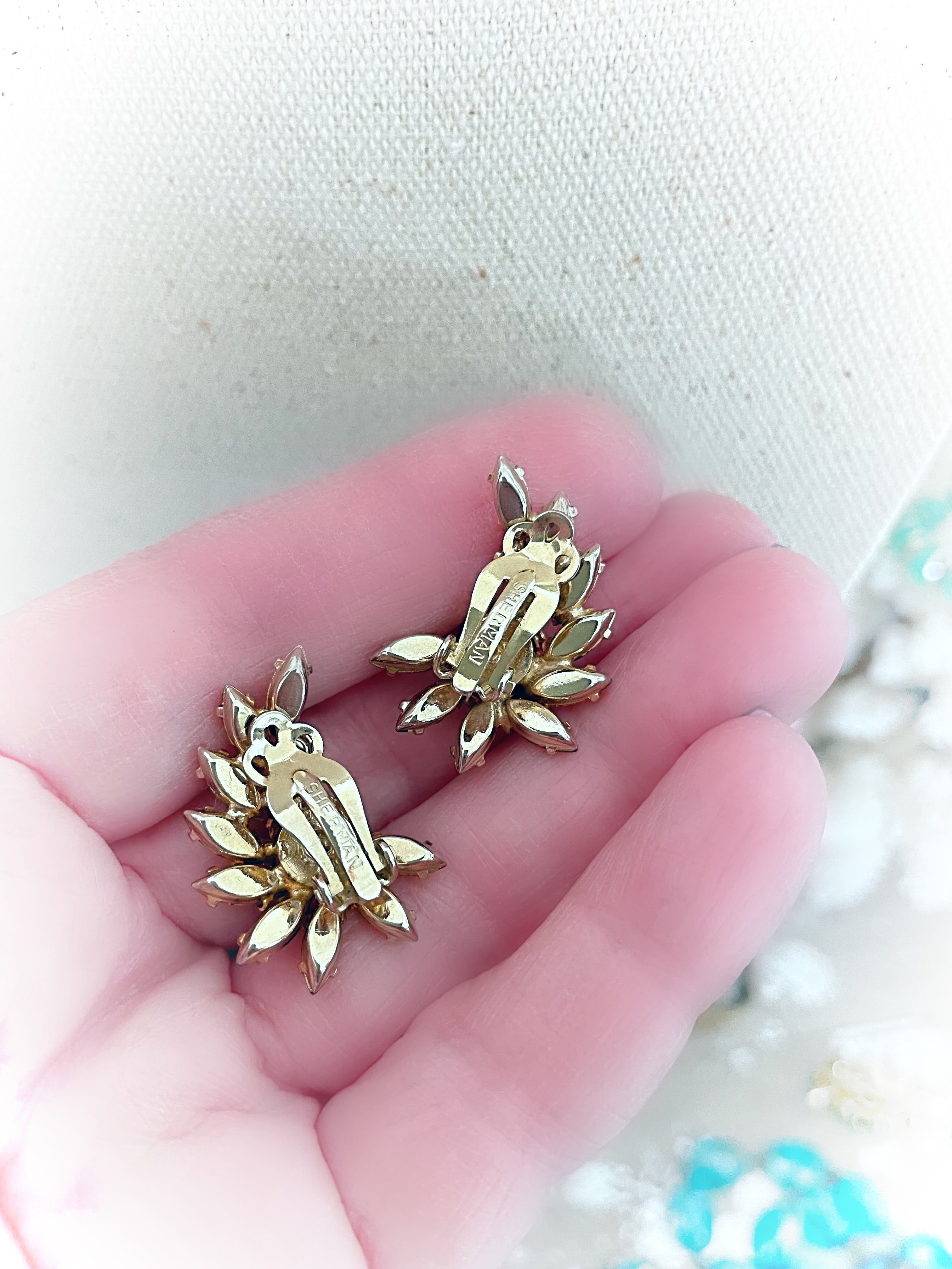 Vintage Sherman Clip Champagne Chocolate