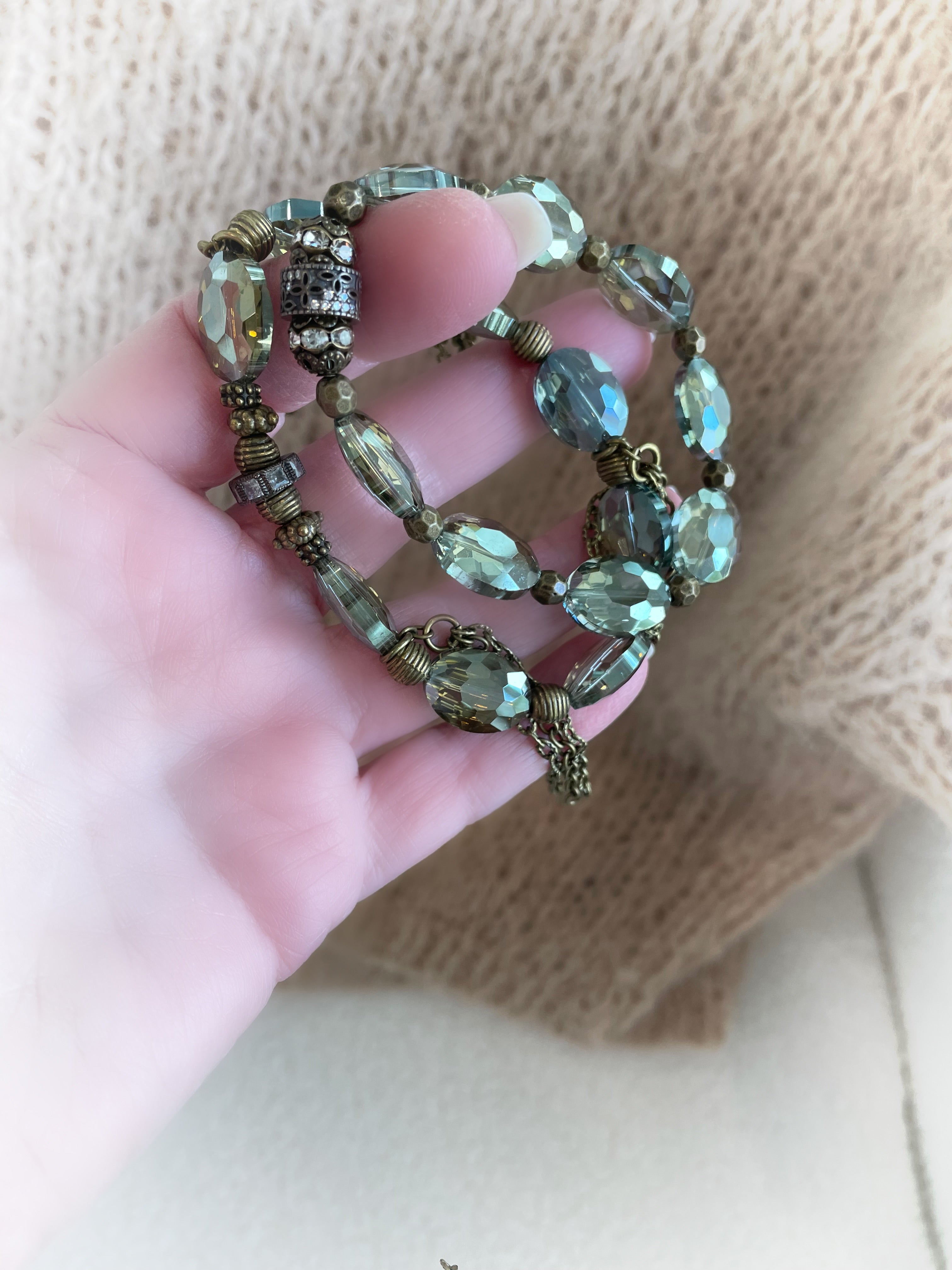 Sage Shimmering Stackables