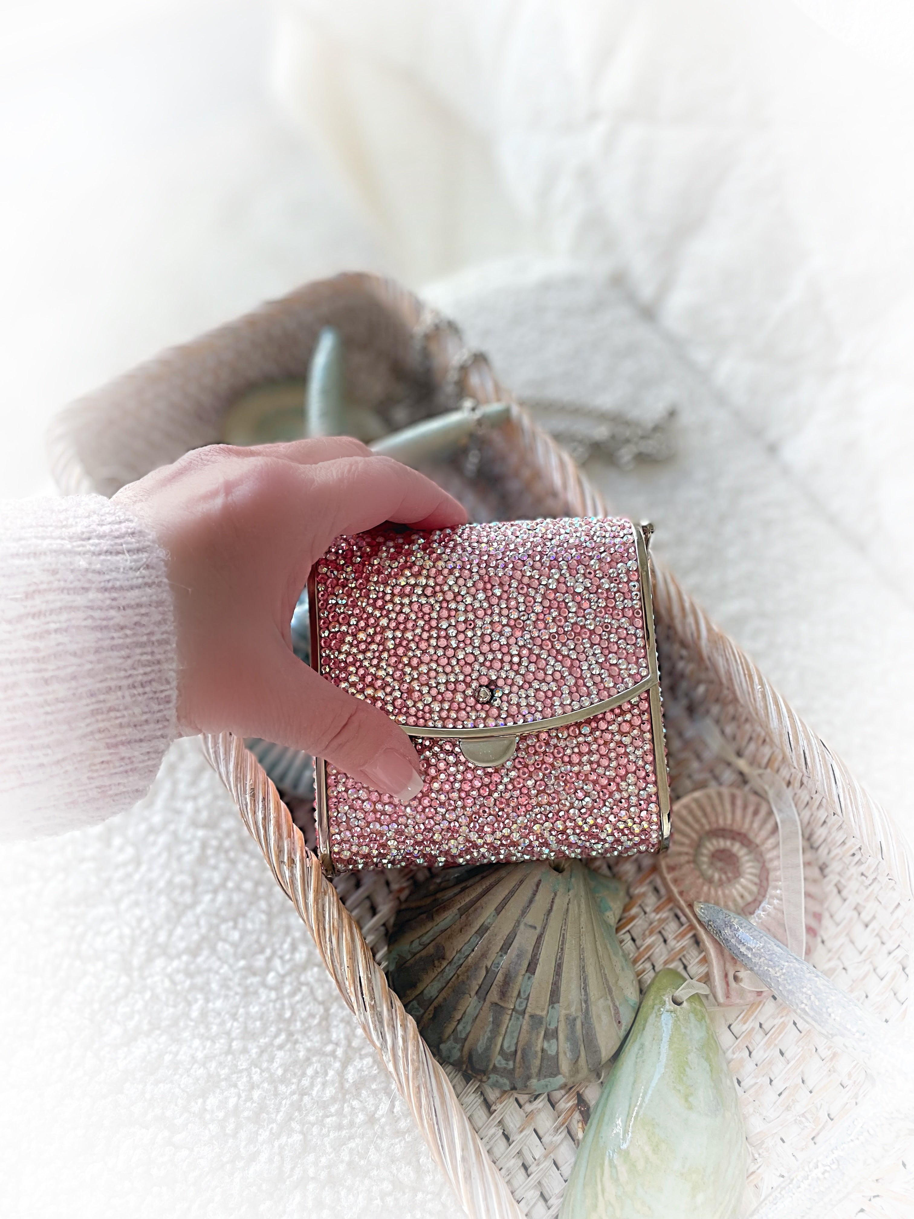 Stuart Weitzman Crystal Mini Purse