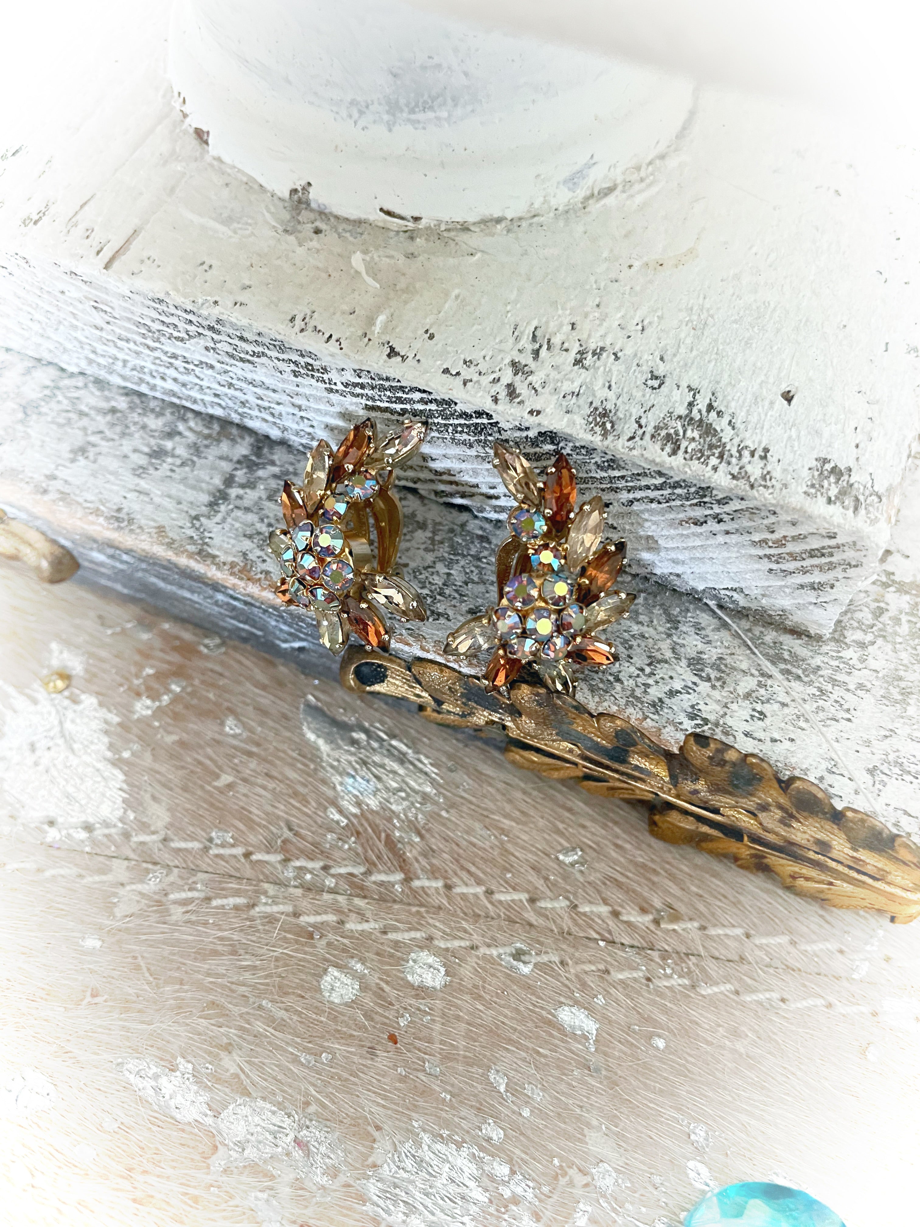 Vintage Sherman Clip Champagne Chocolate