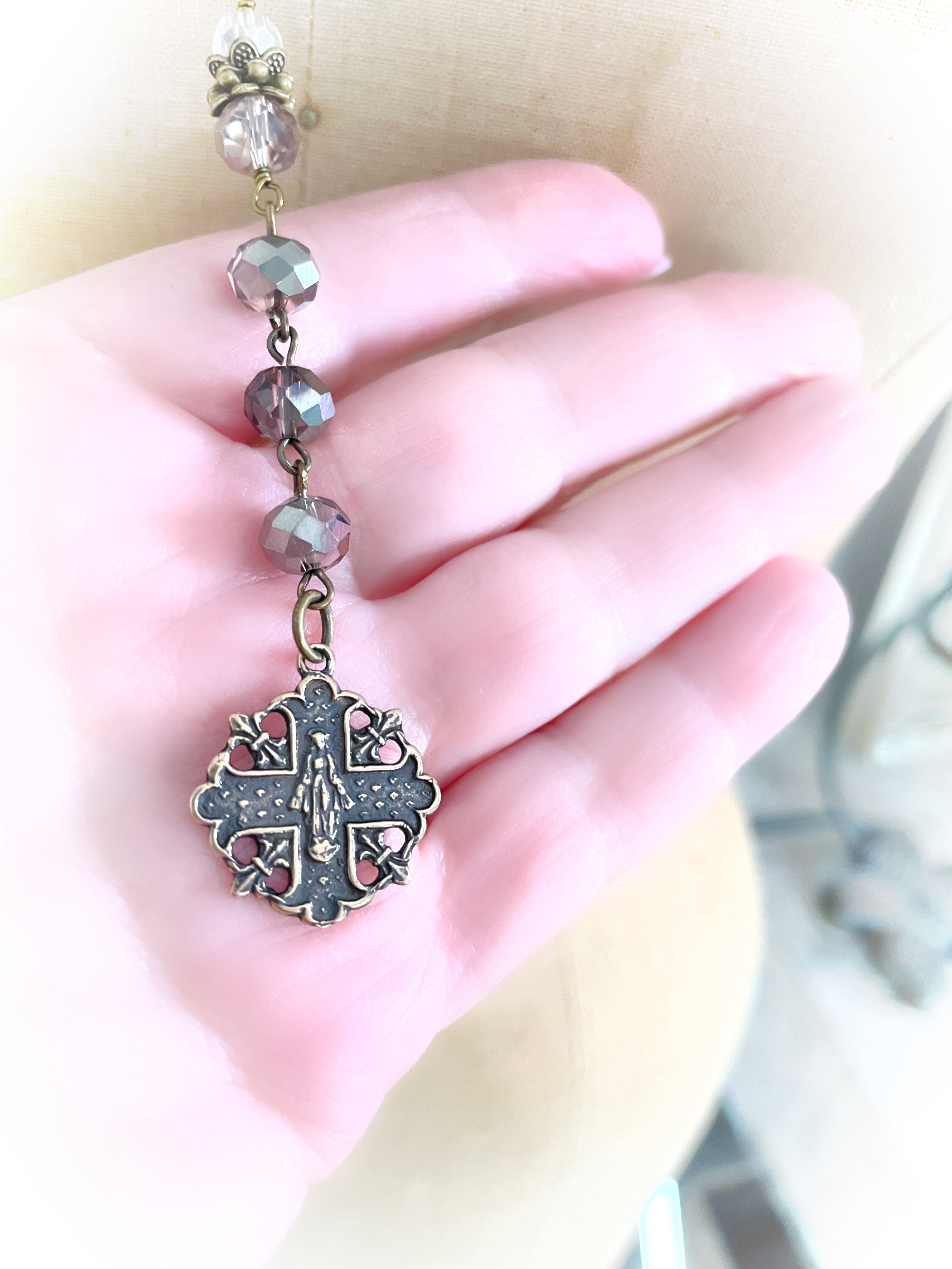 Chocolate Berry Double Necklace