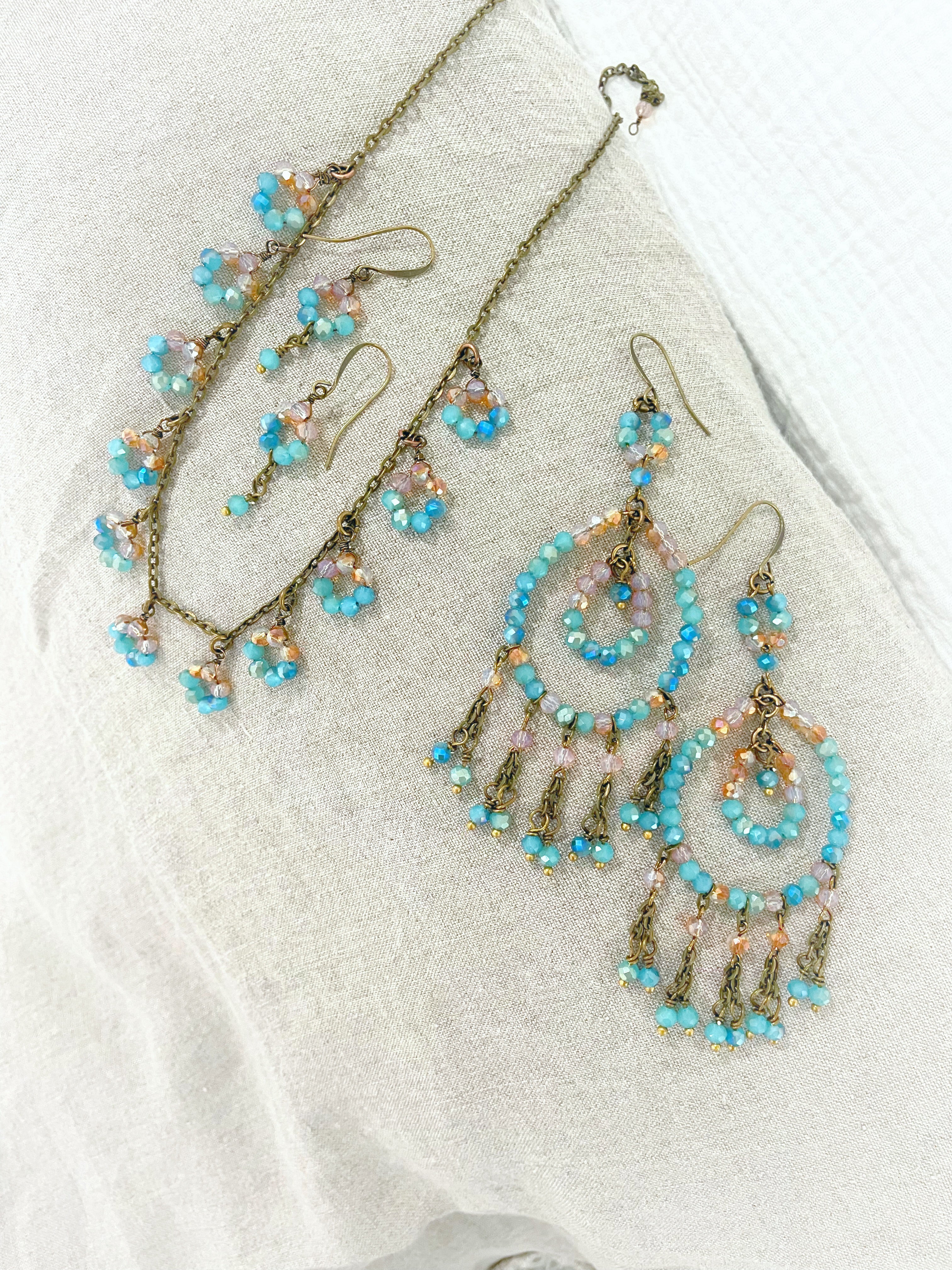 Beach Paradise Chandelier Earrings