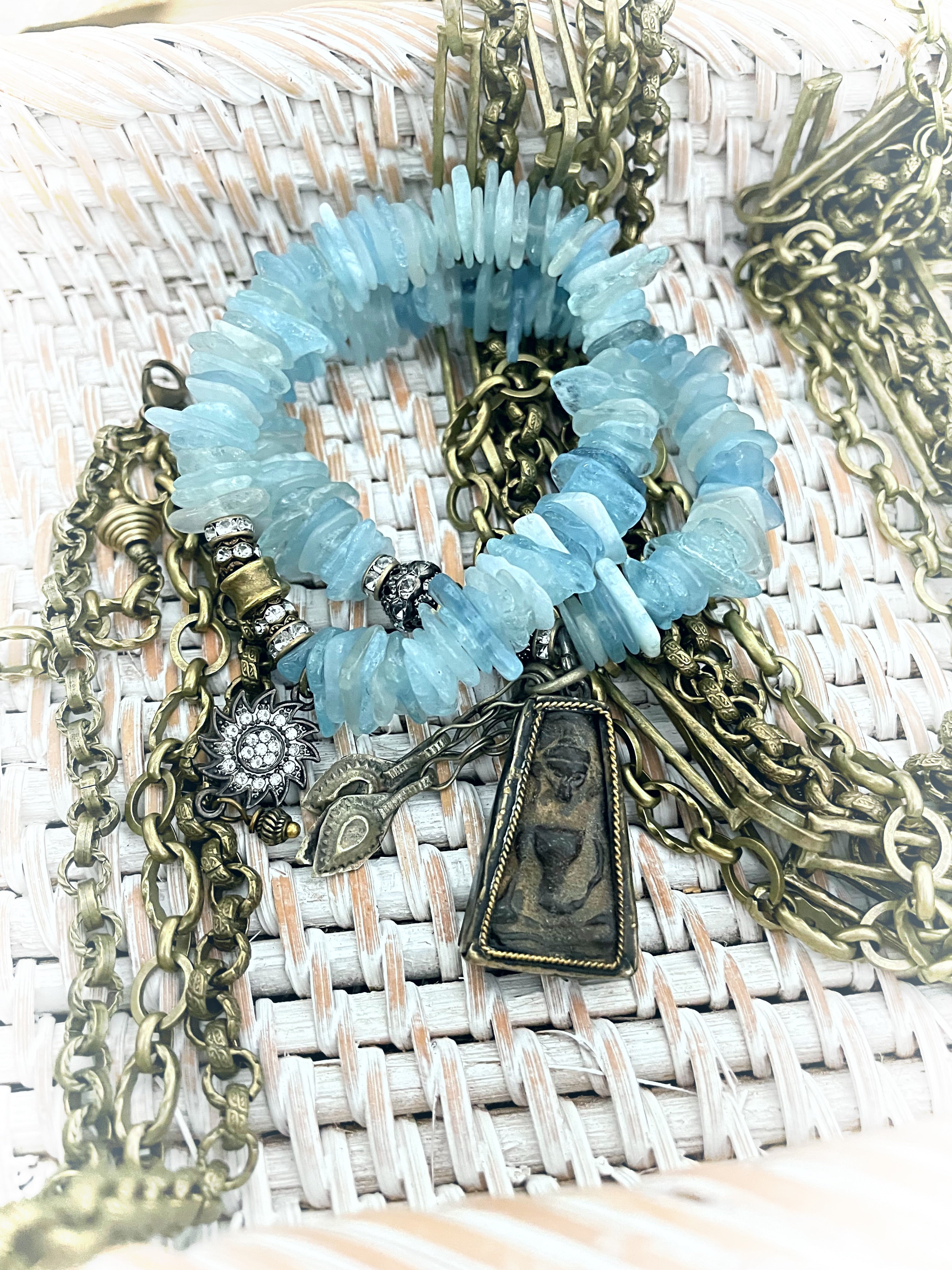 Aquamarine Steps Bracelets