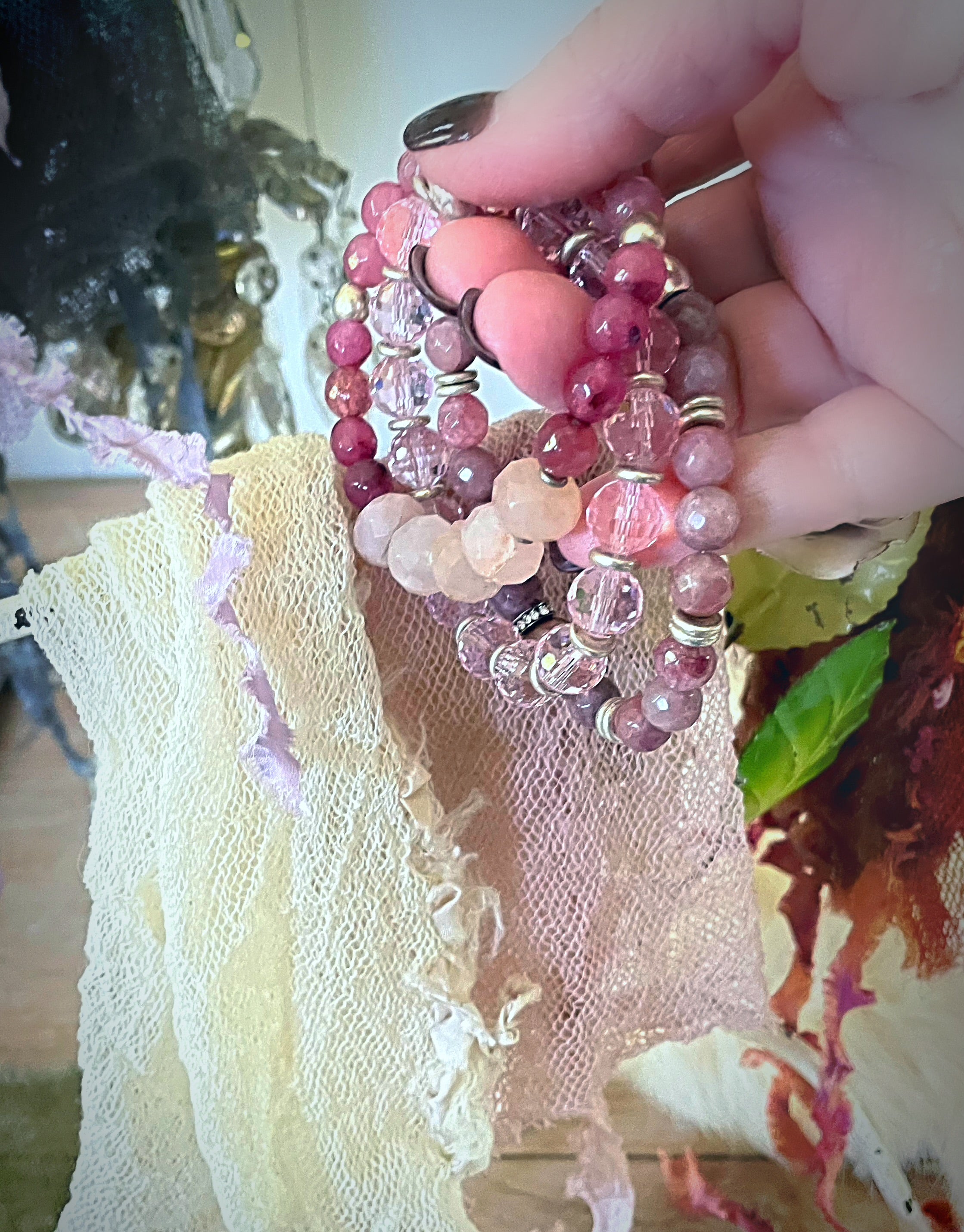Reserved Terri Pink Candy Stack