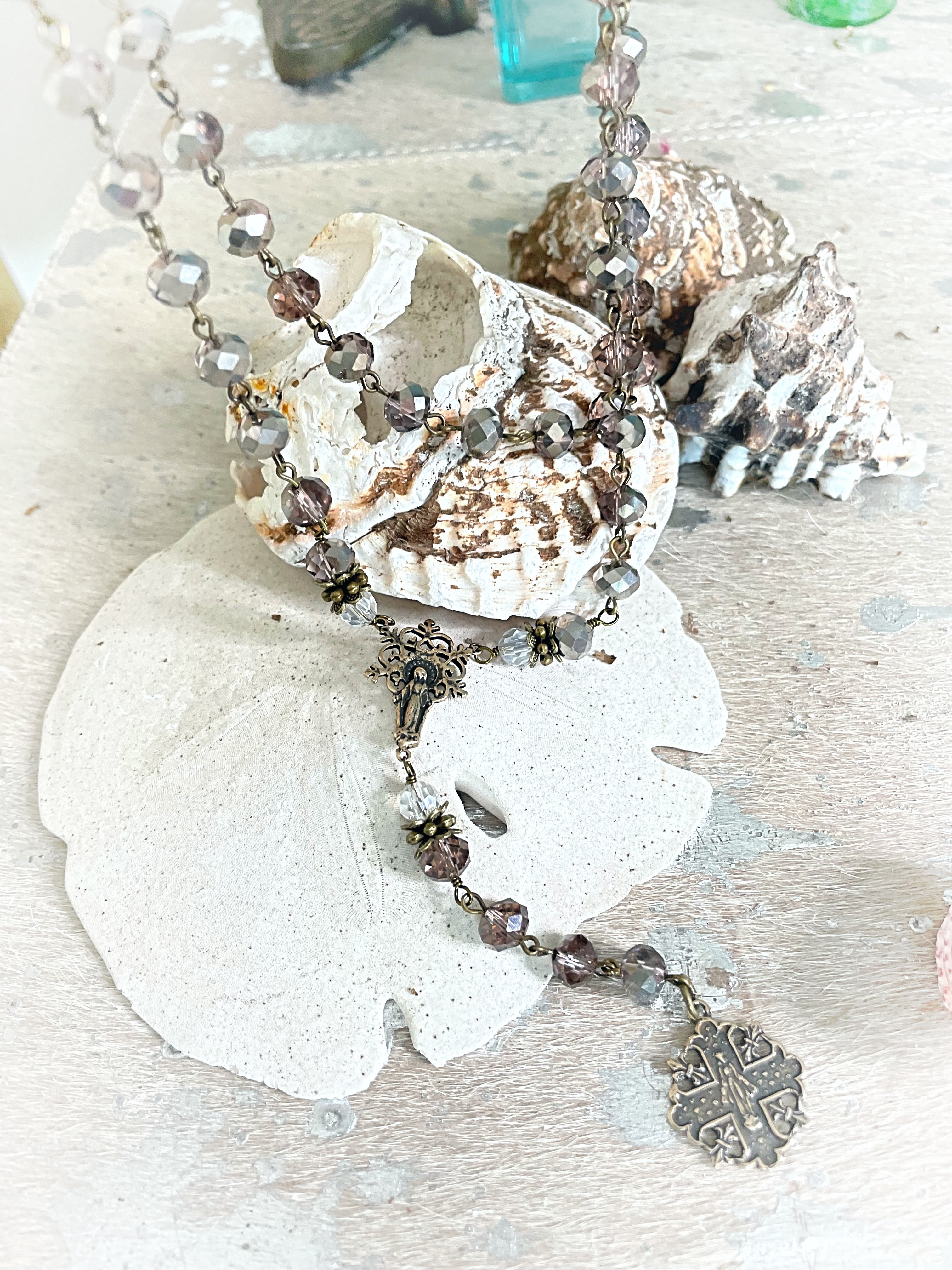 Chocolate Berry Double Necklace