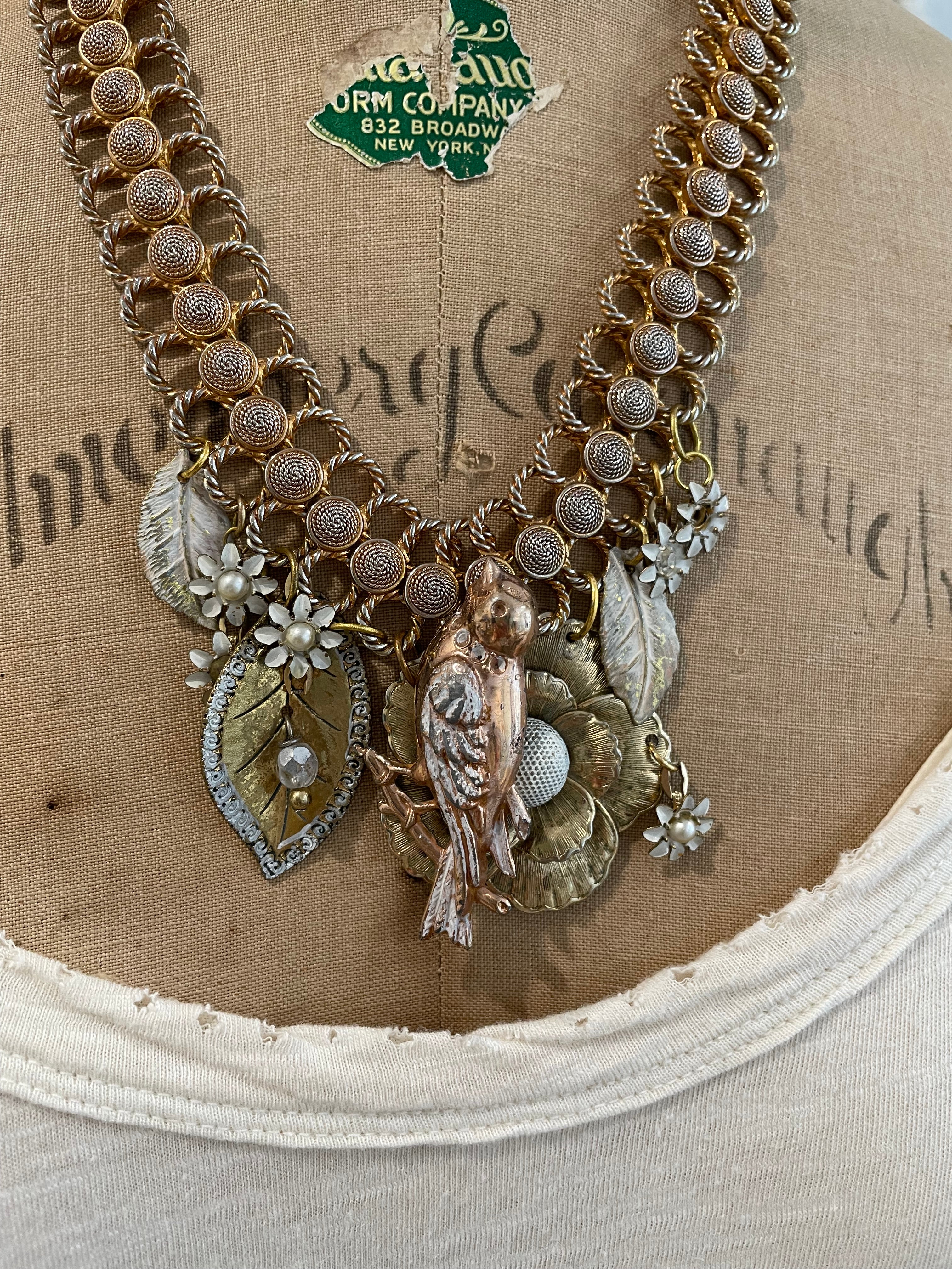 Vintage Bird Nesting