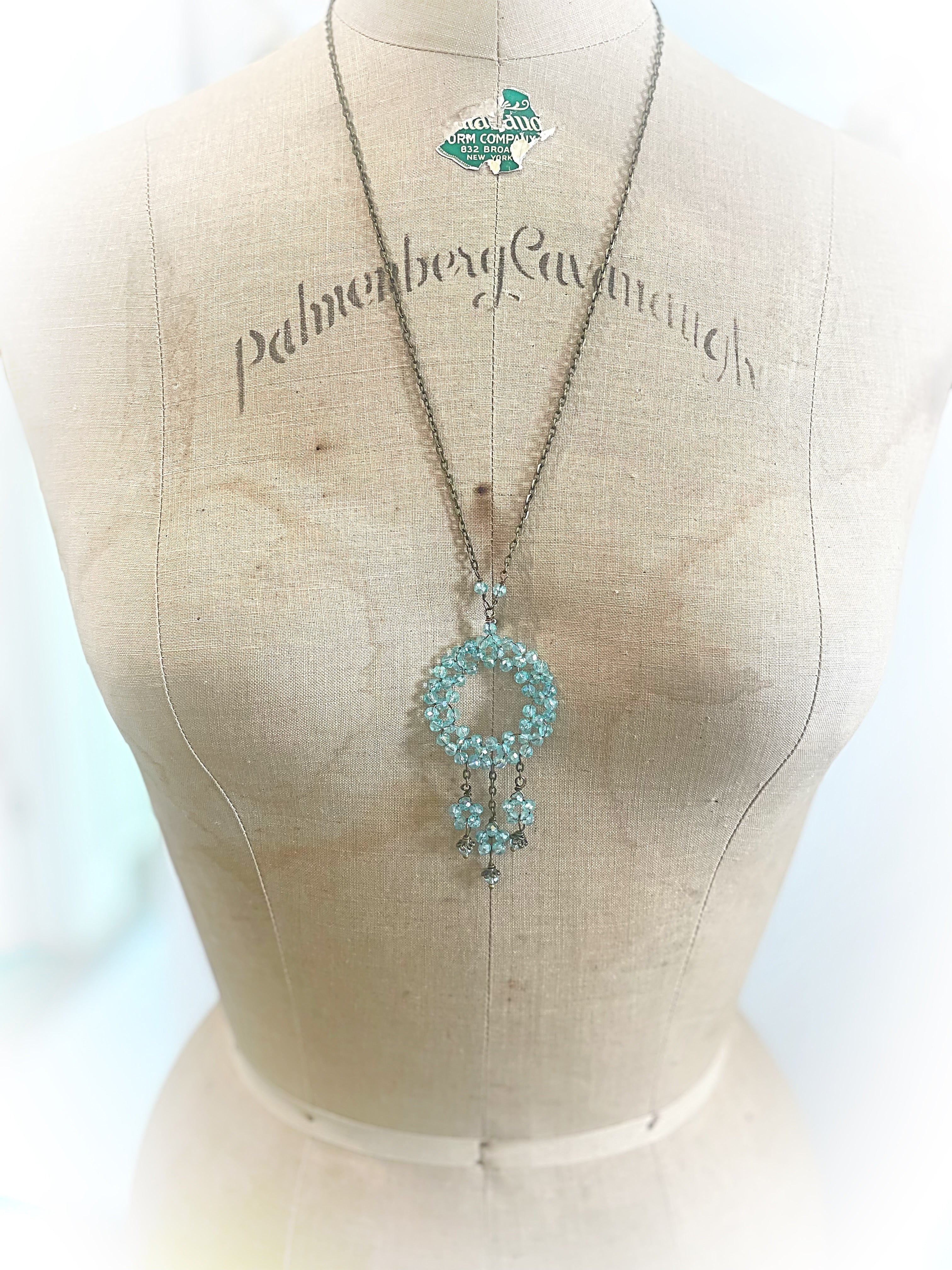 Lustrous Aqua Pendant
