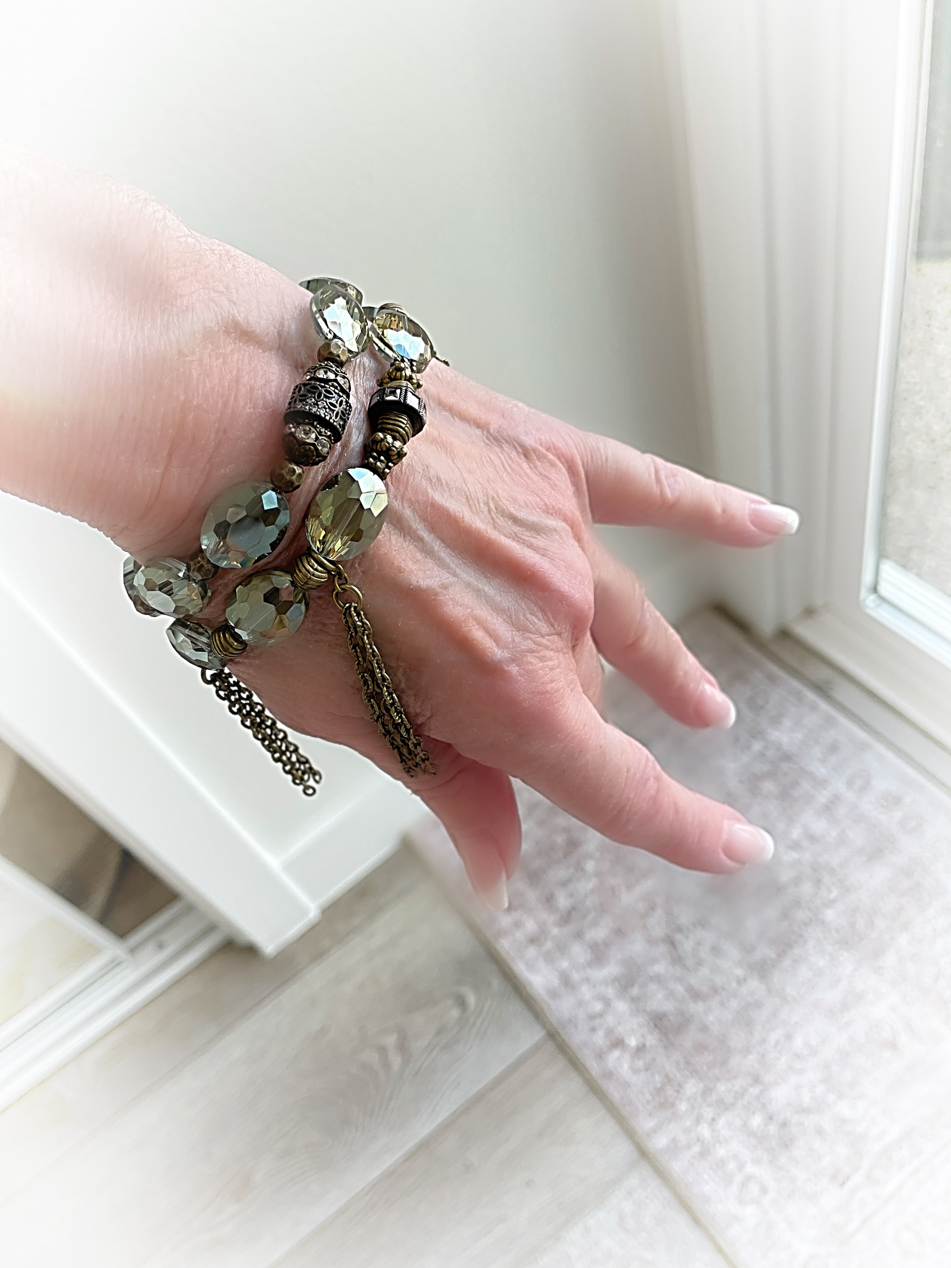 Sage Shimmering Stackables