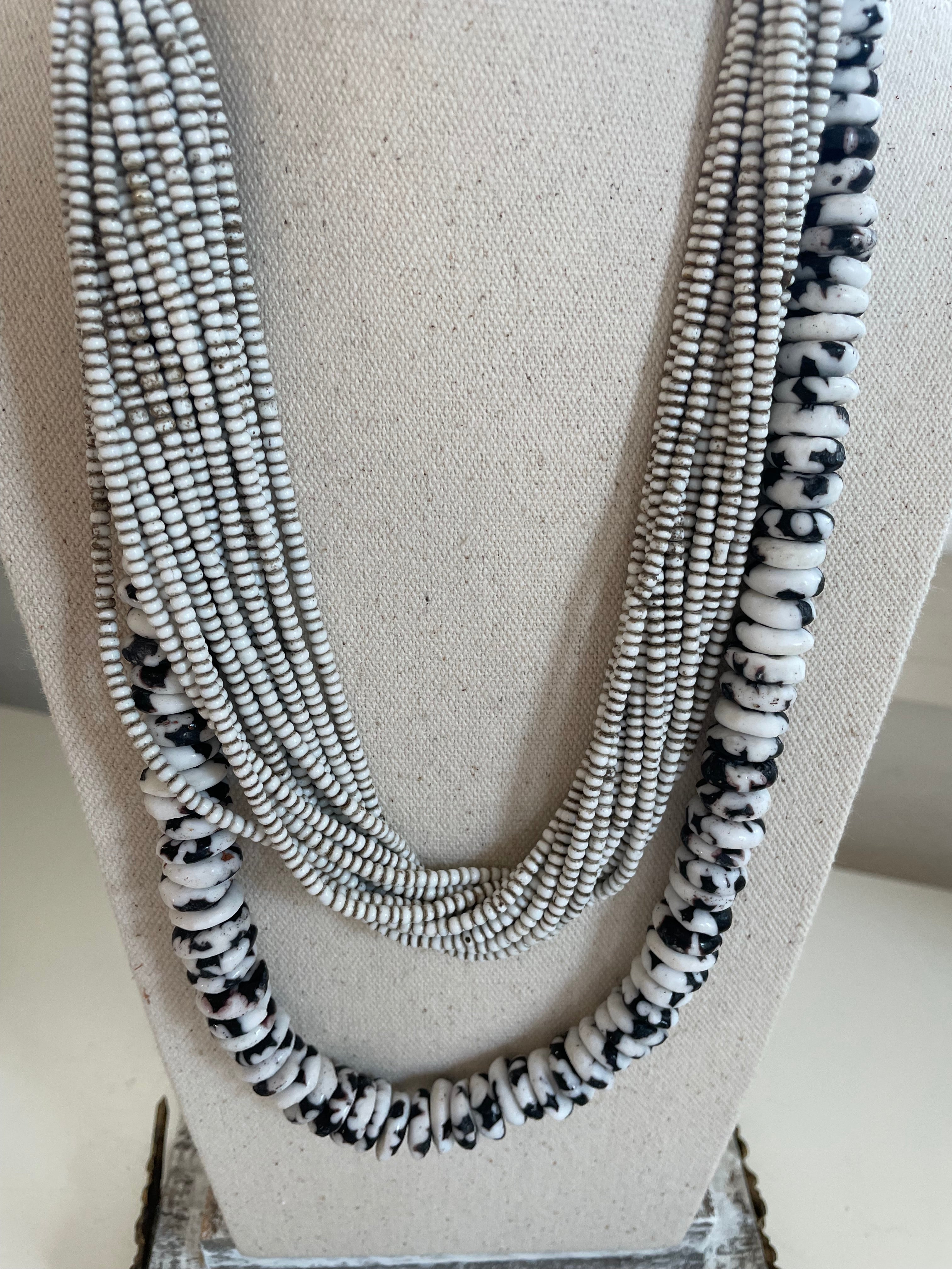 Rustic Chalk And Zebra Stripe