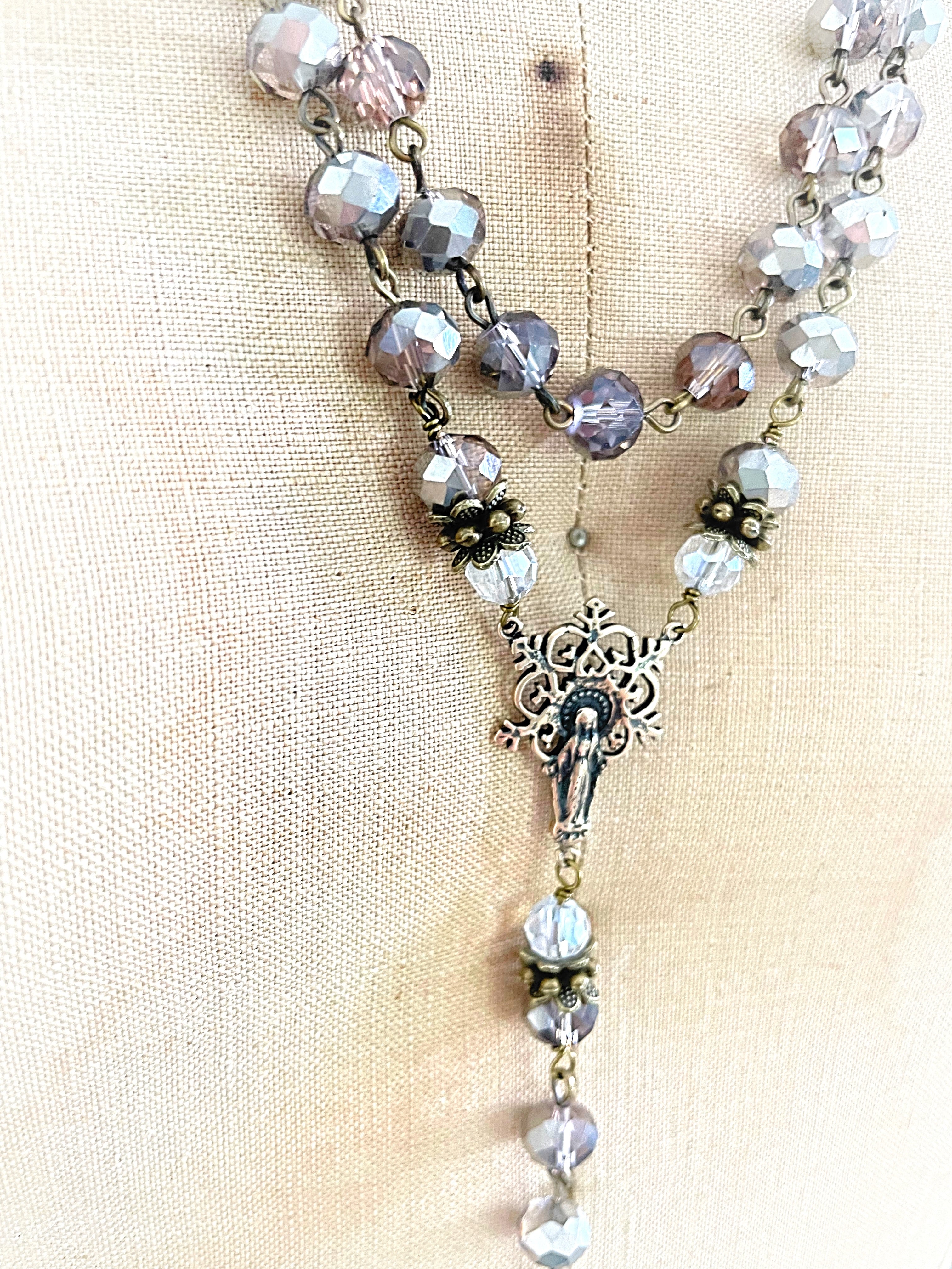 Chocolate Berry Double Necklace