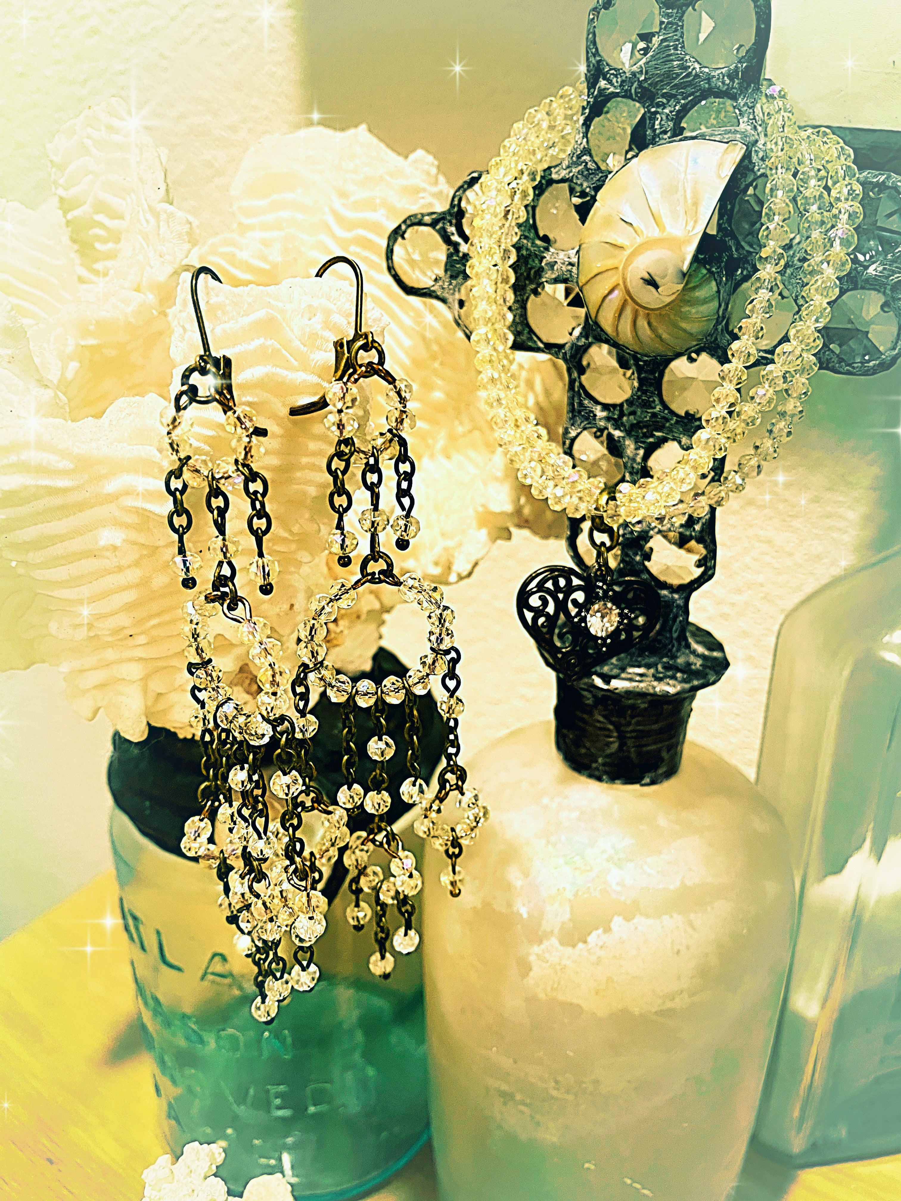 Lemon Ice Flower Chandeliers