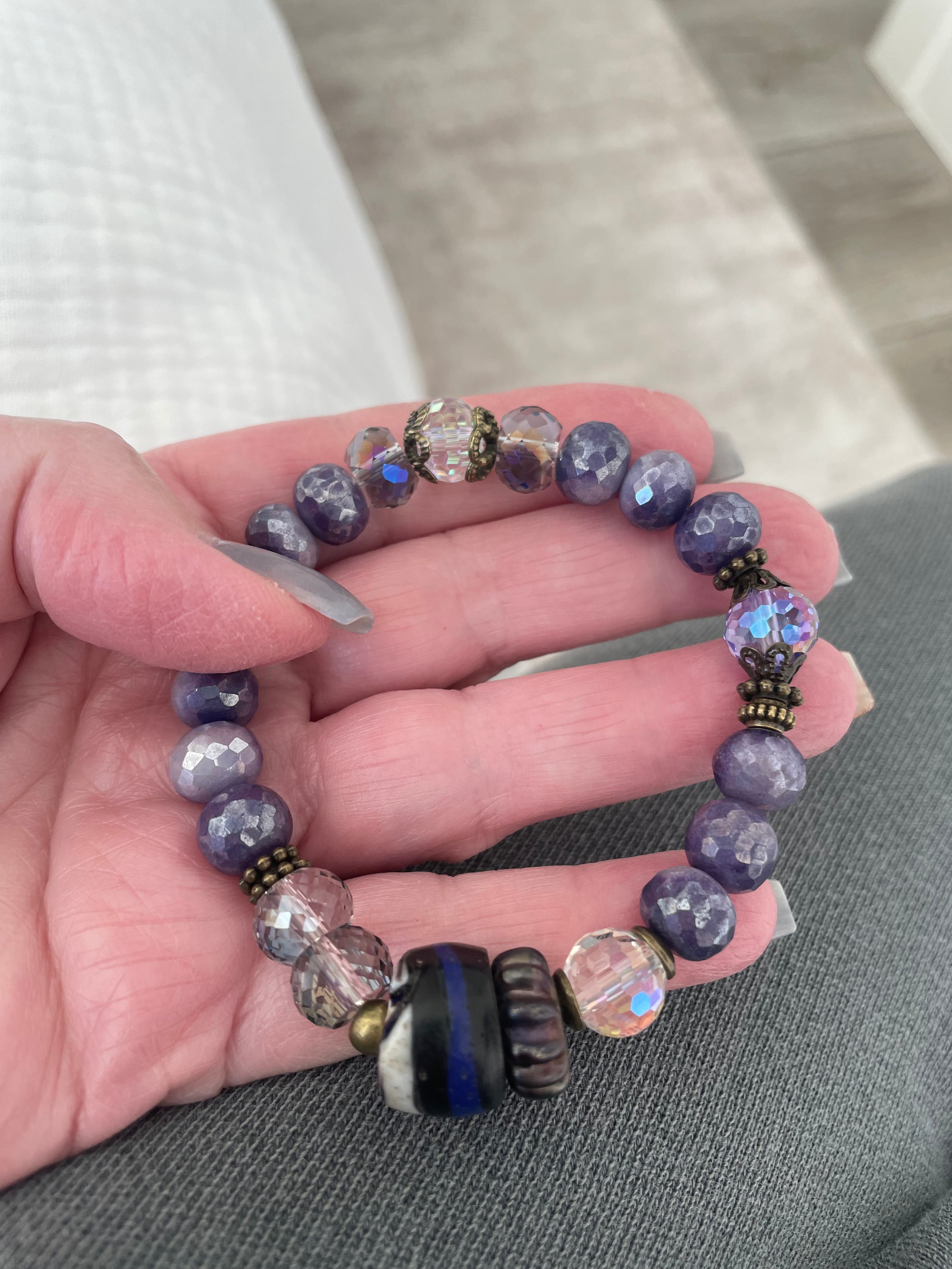 Indigo moon Earrings