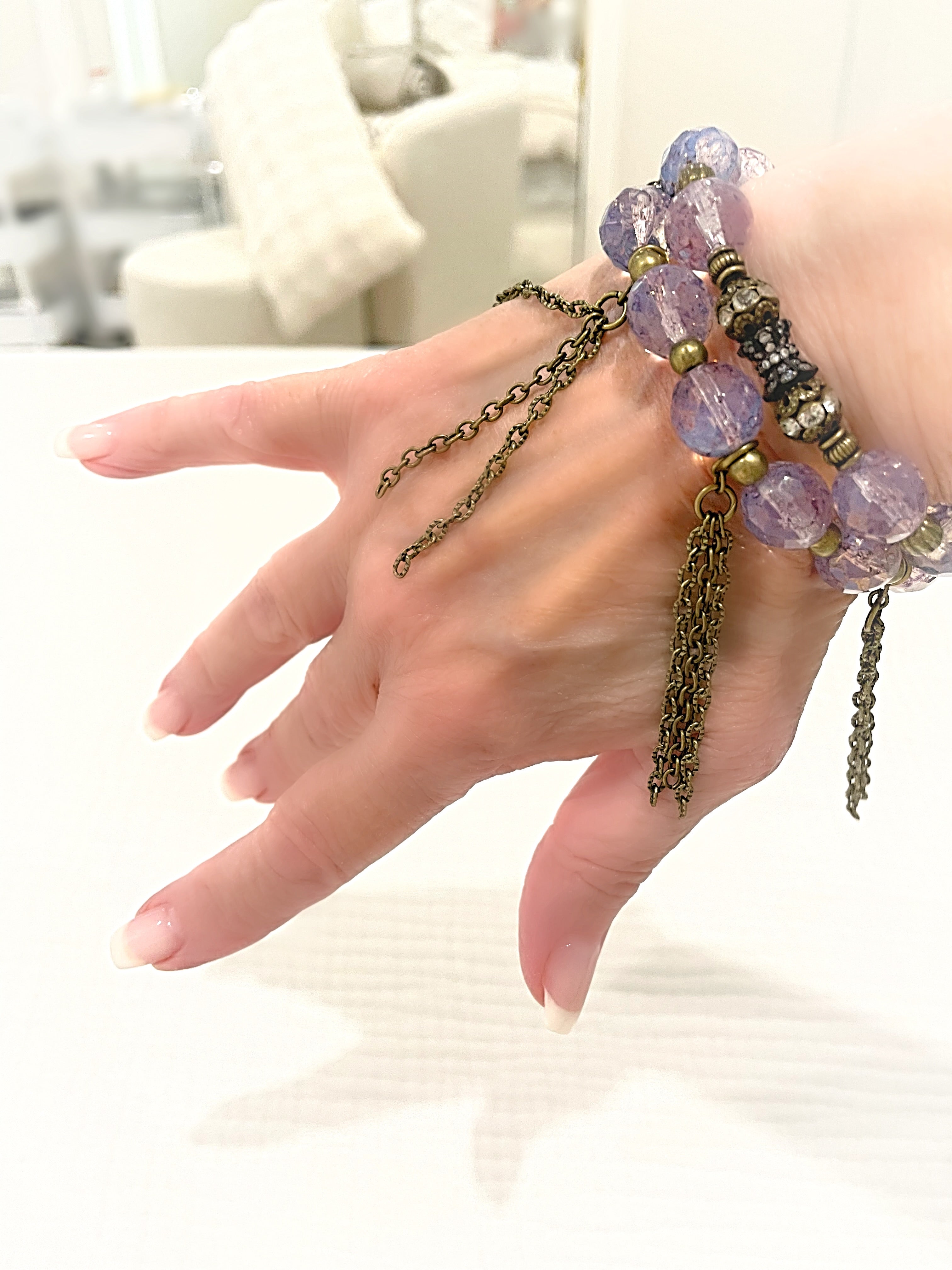 Lavender Velvet Stack