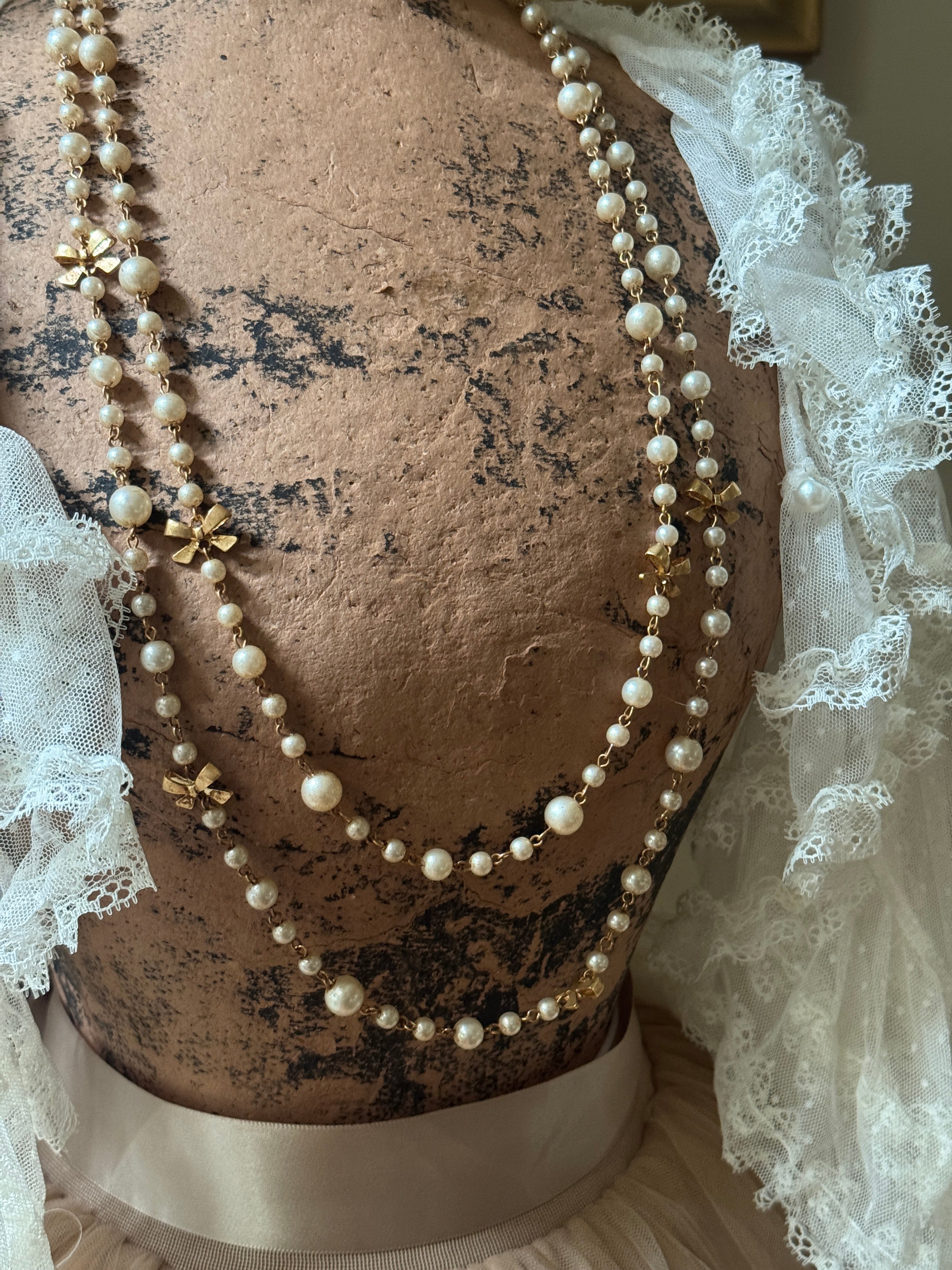 Bow Layering Necklace