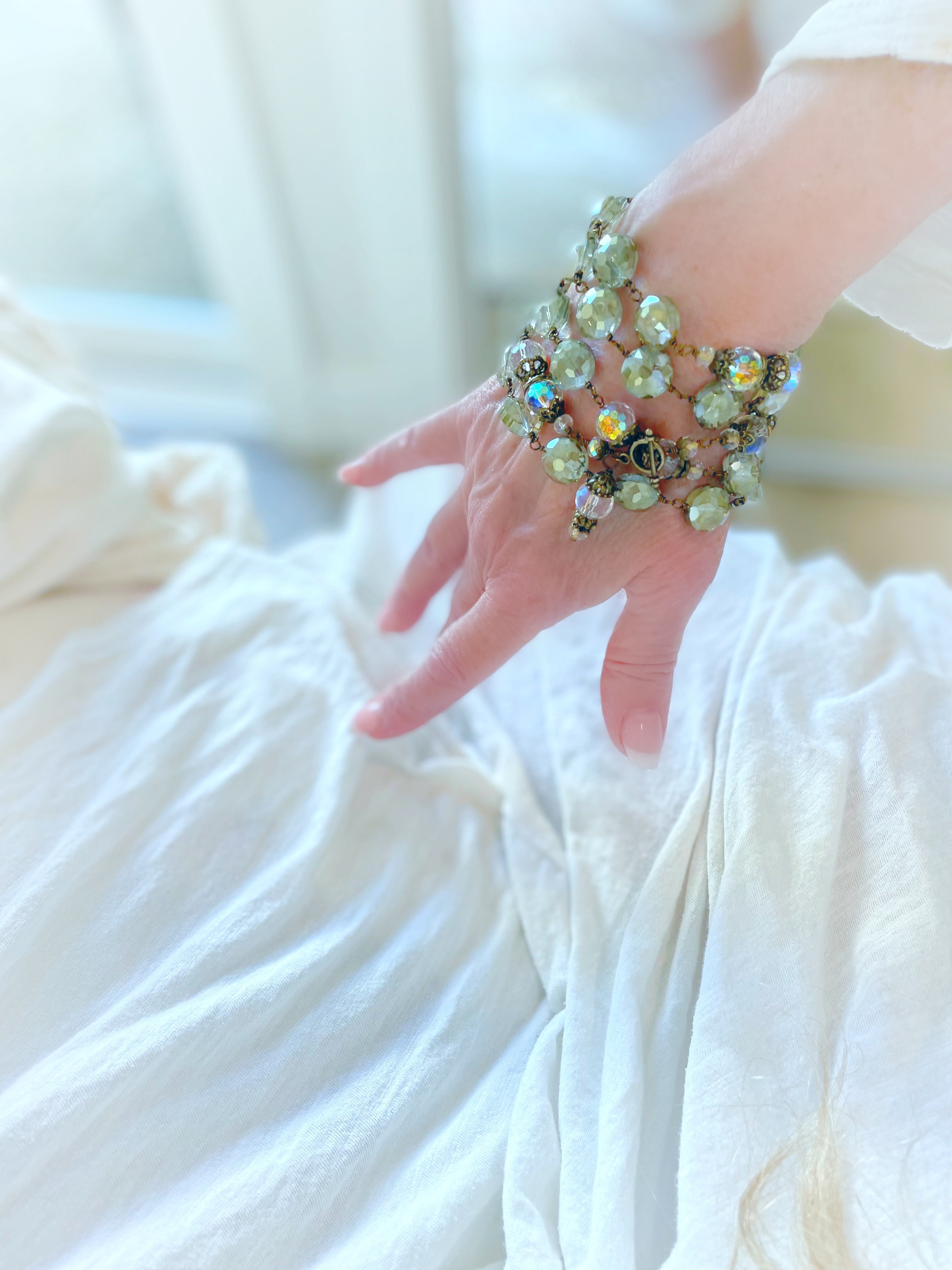 Seamist Wrapped Necklace or Bracelet