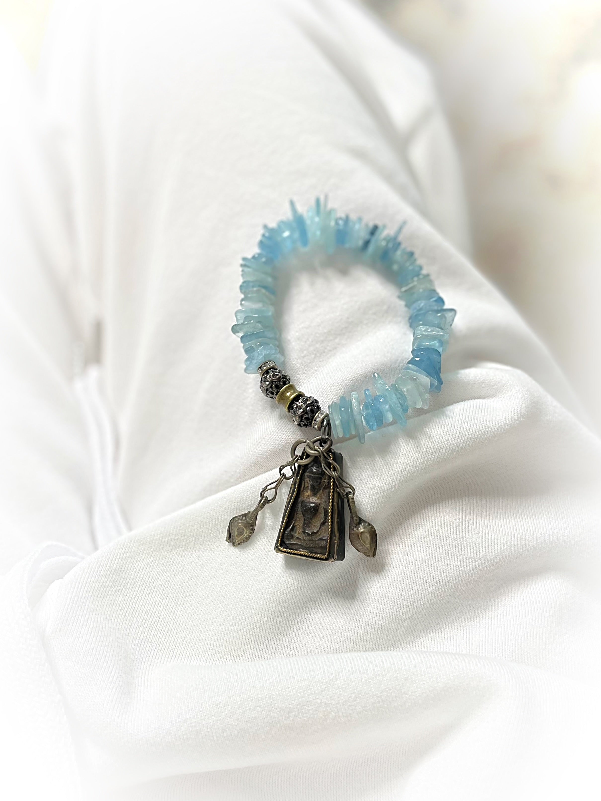 Aquamarine Steps Bracelets