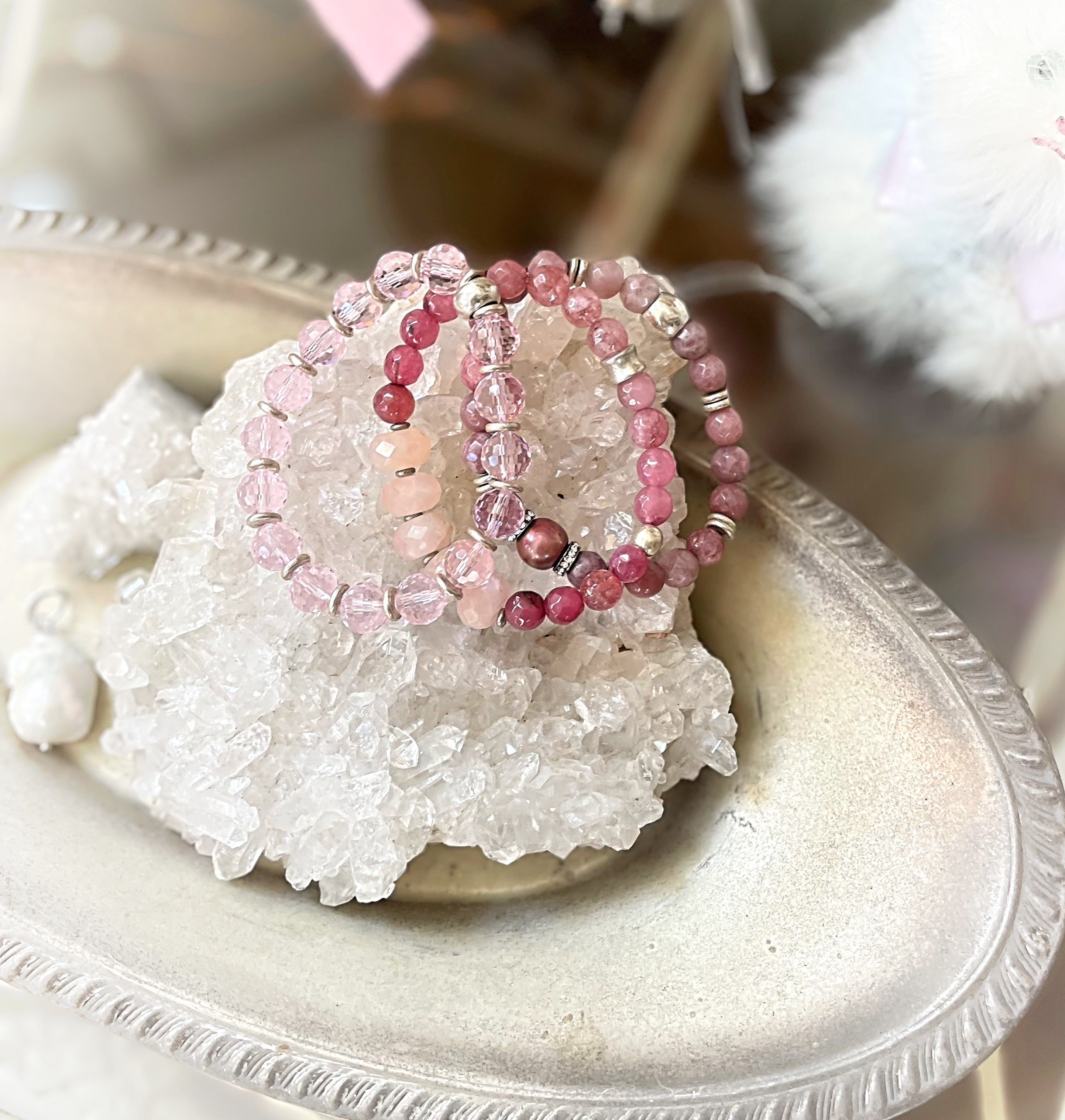 Reserved Terri Pink Candy Stack