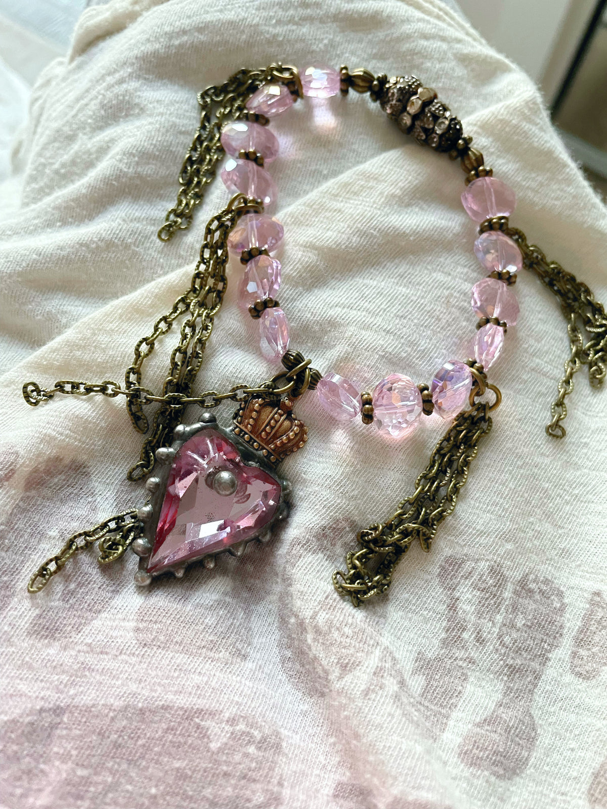 Pink Crowned Heart