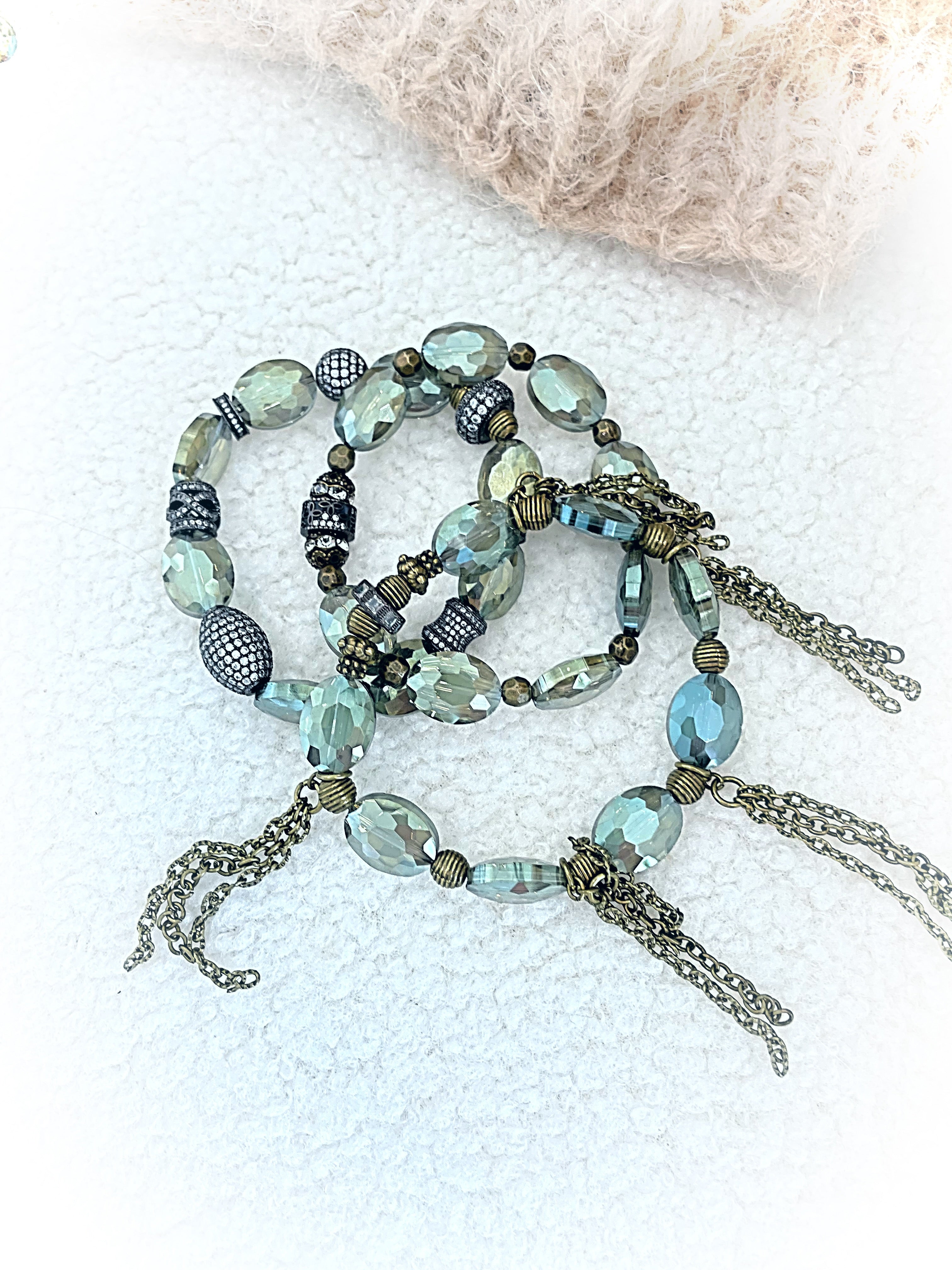 Sage Shimmering Stackables