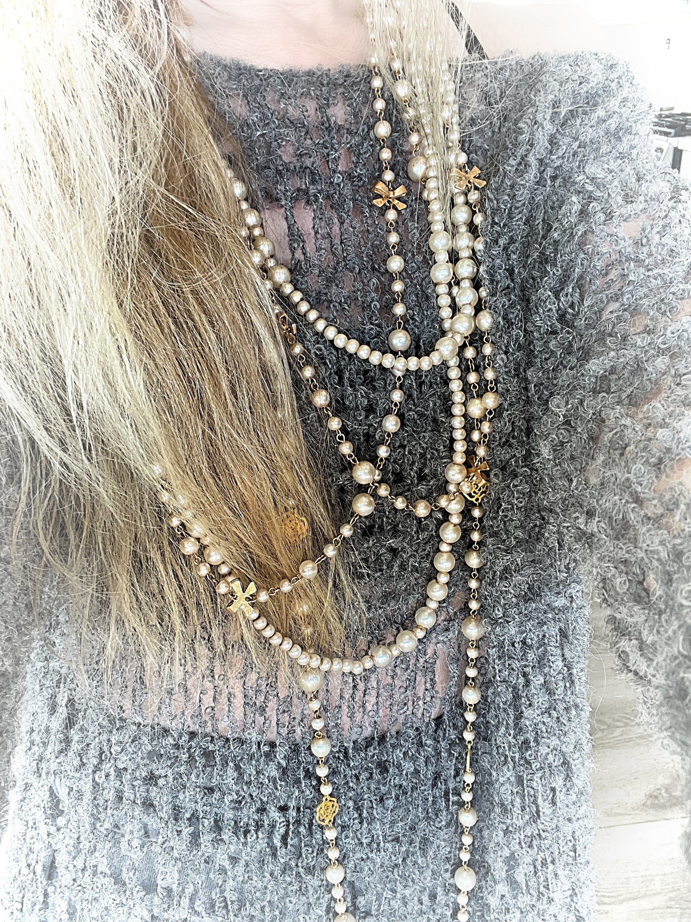 Bow Layering Necklace