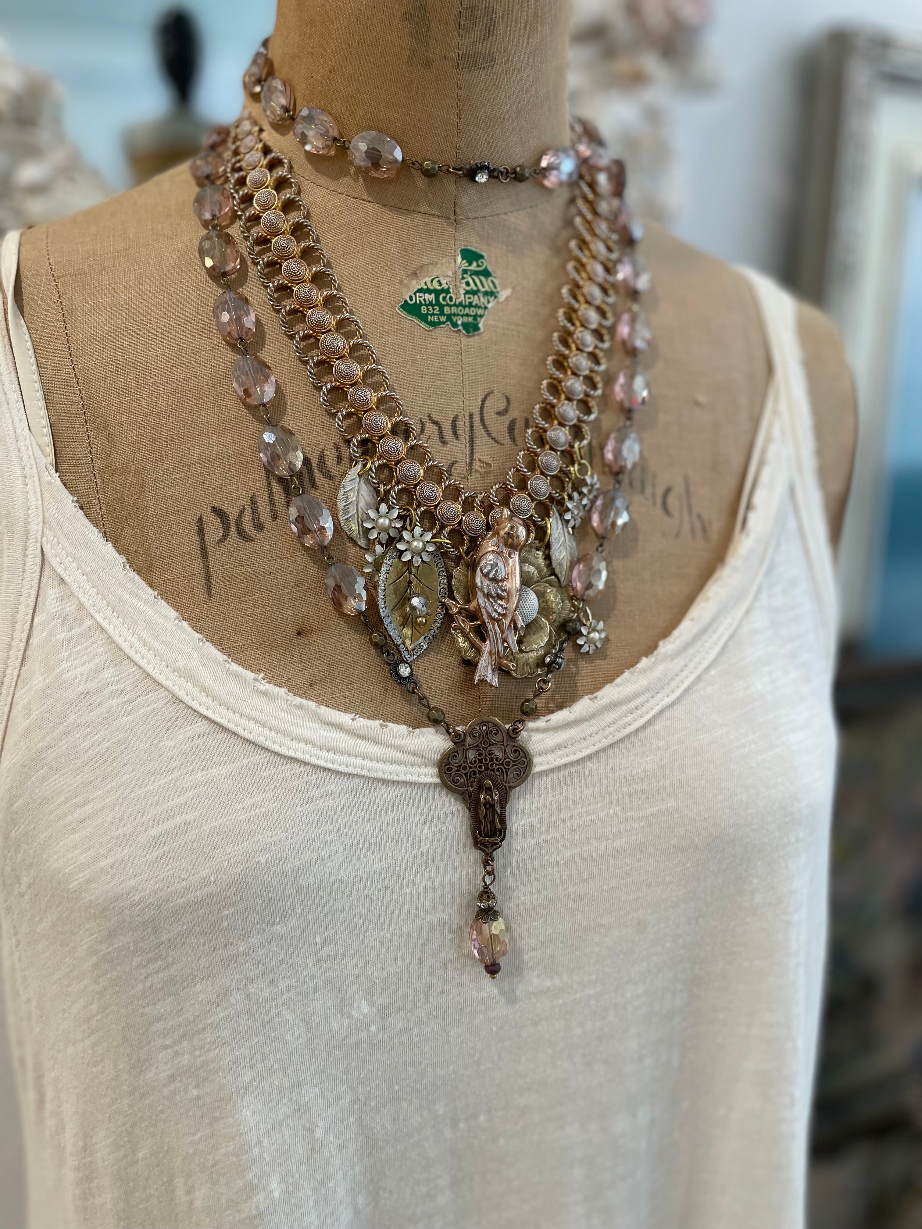 Vintage Bird Nesting