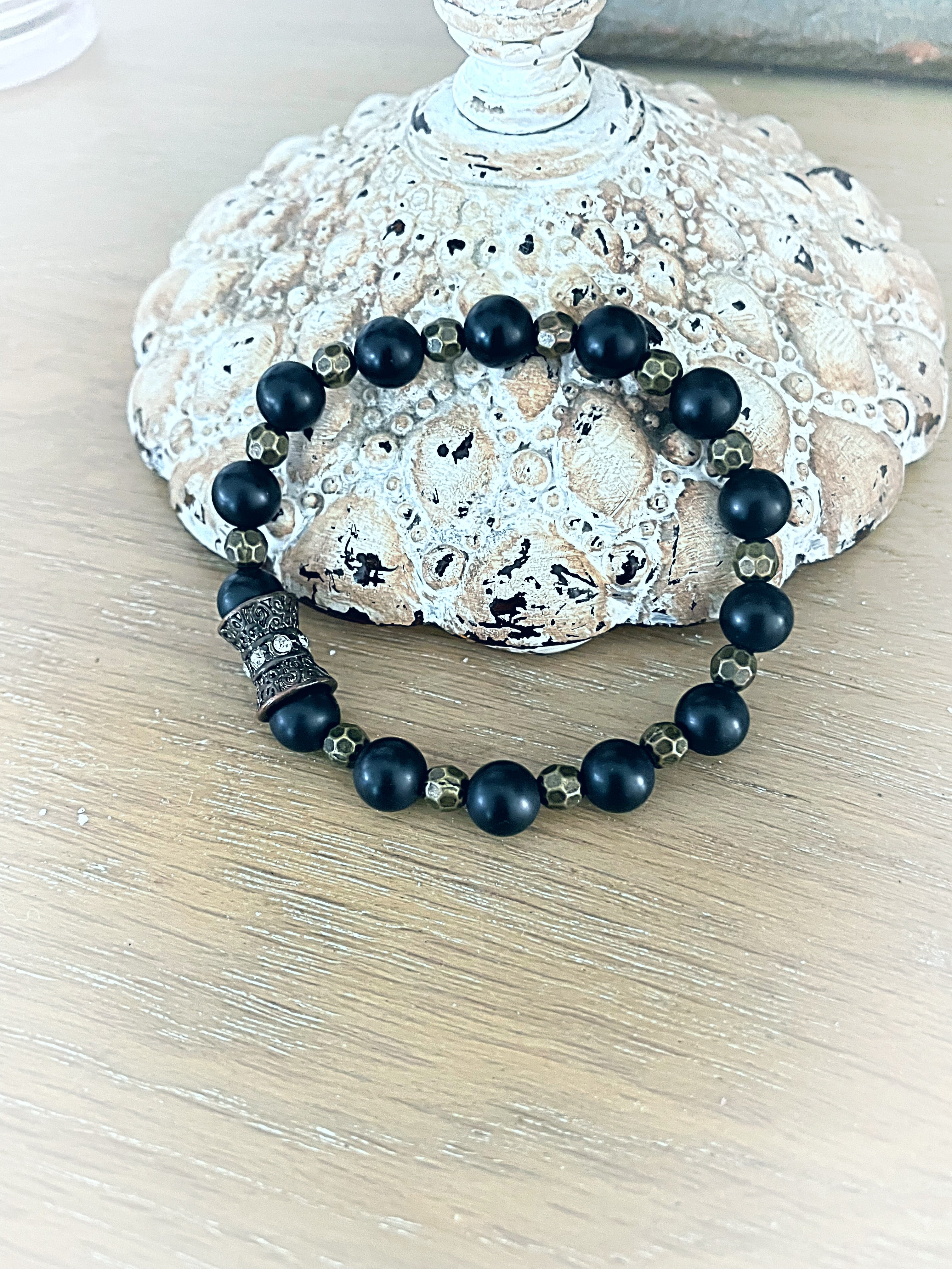 Matte Black Harmony Bracelets