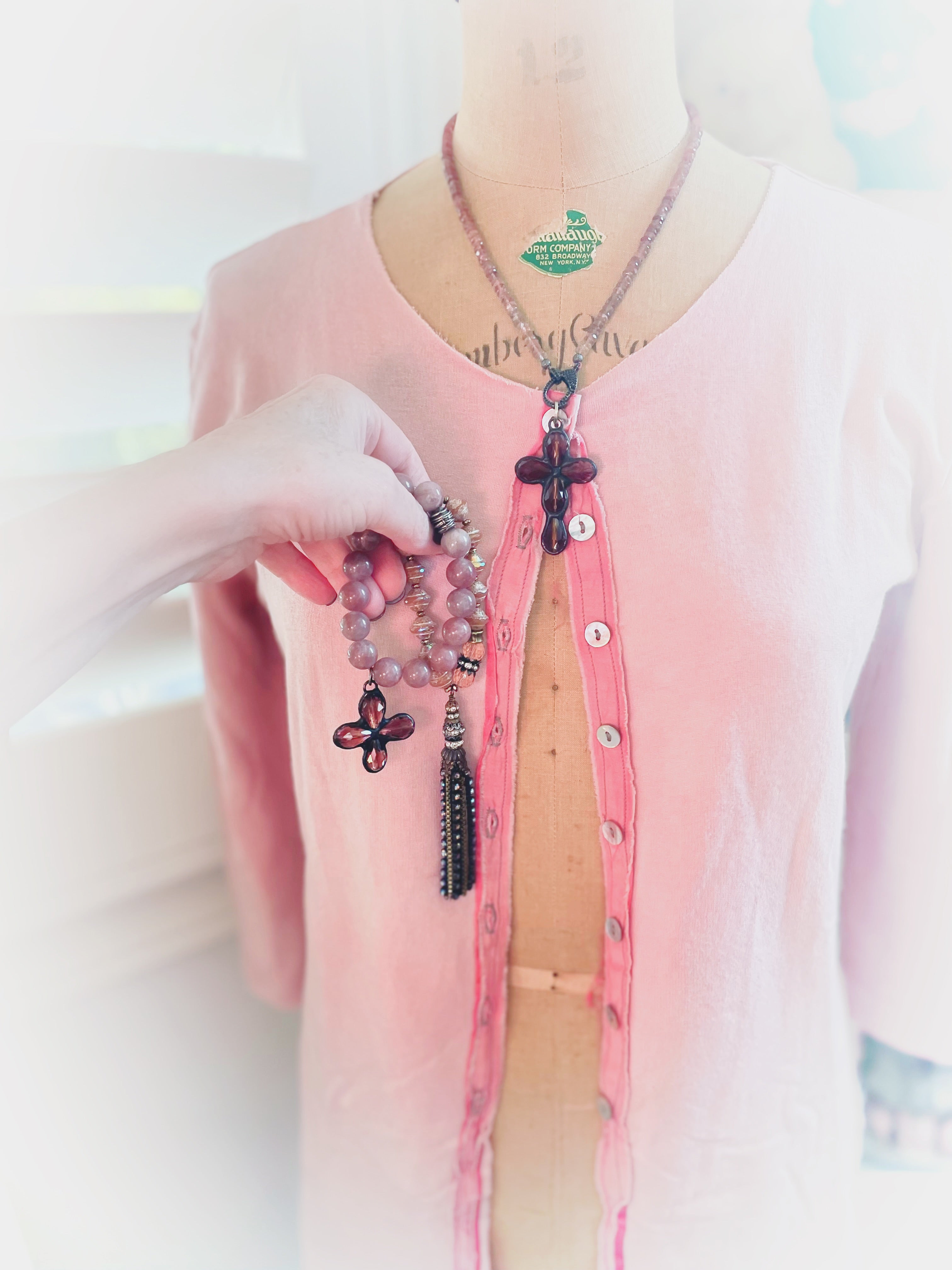 French Pink Cardi