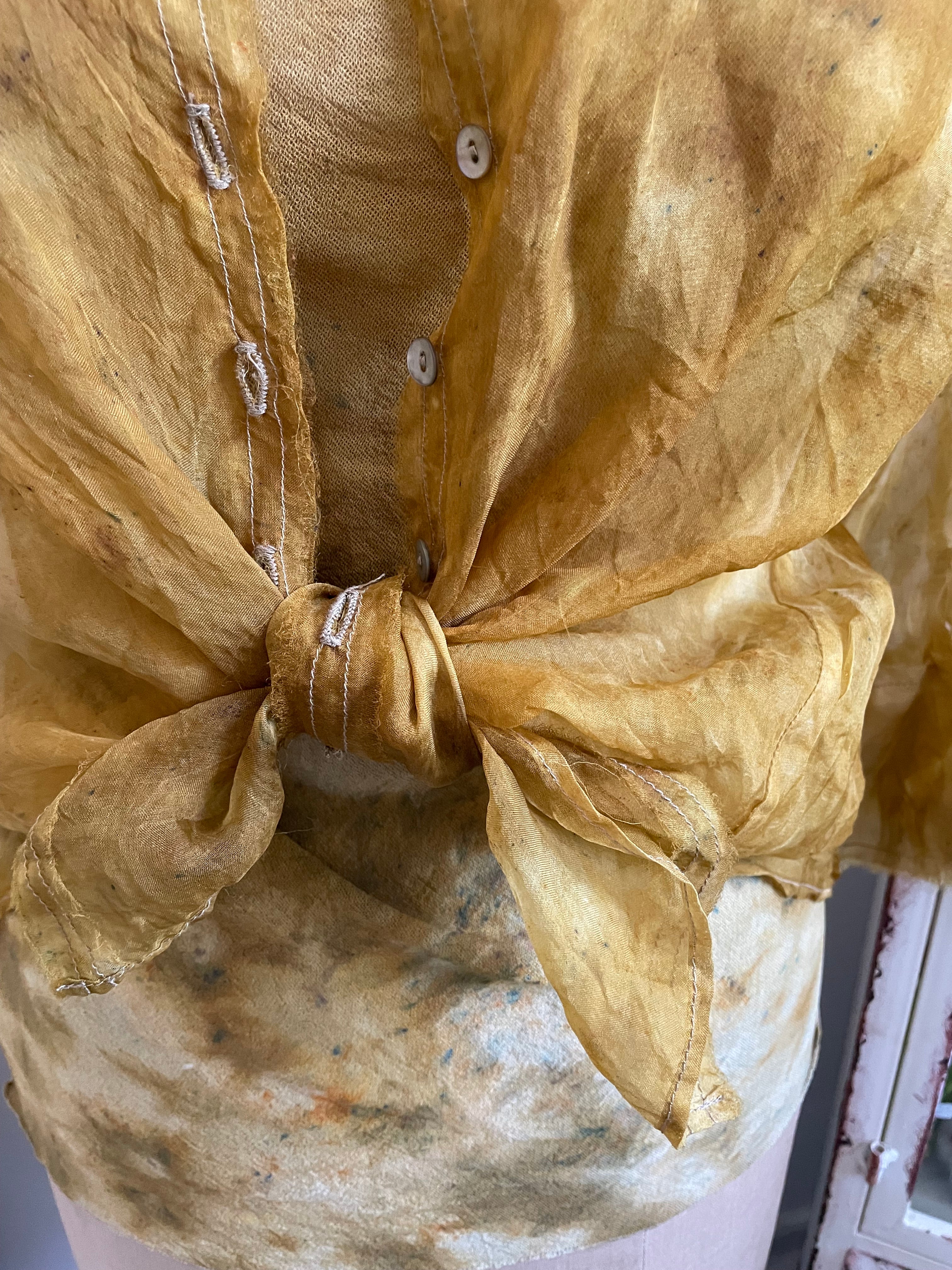 Saffron silk