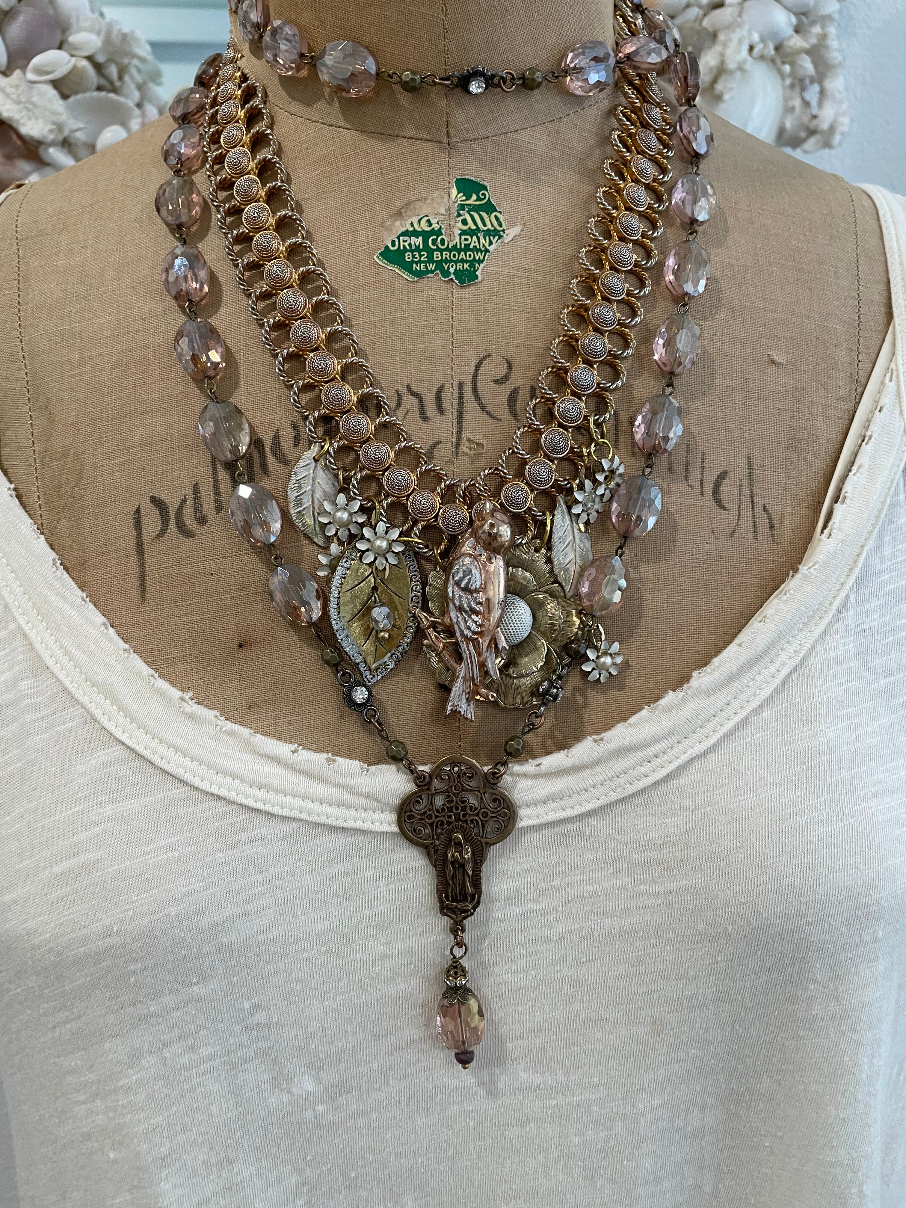 Vintage Bird Nesting