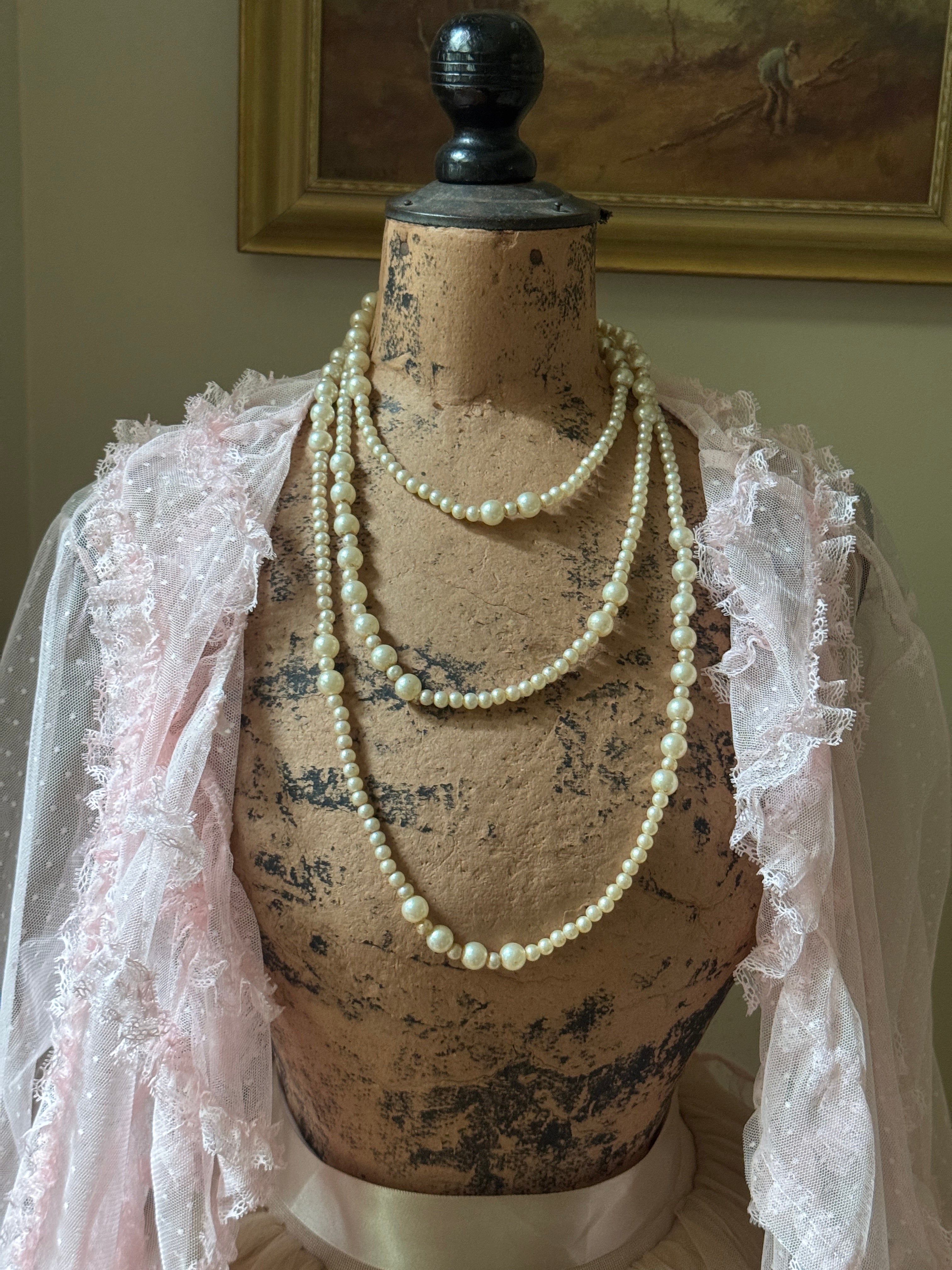 Classic Skinny Pearl Necklace