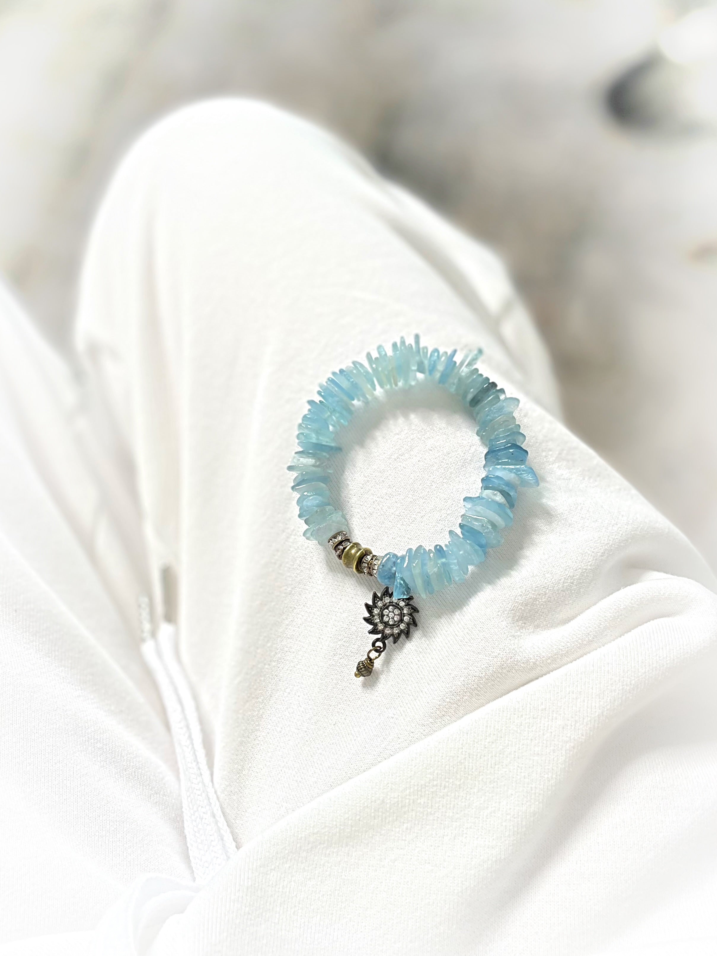 Aquamarine Steps Bracelets