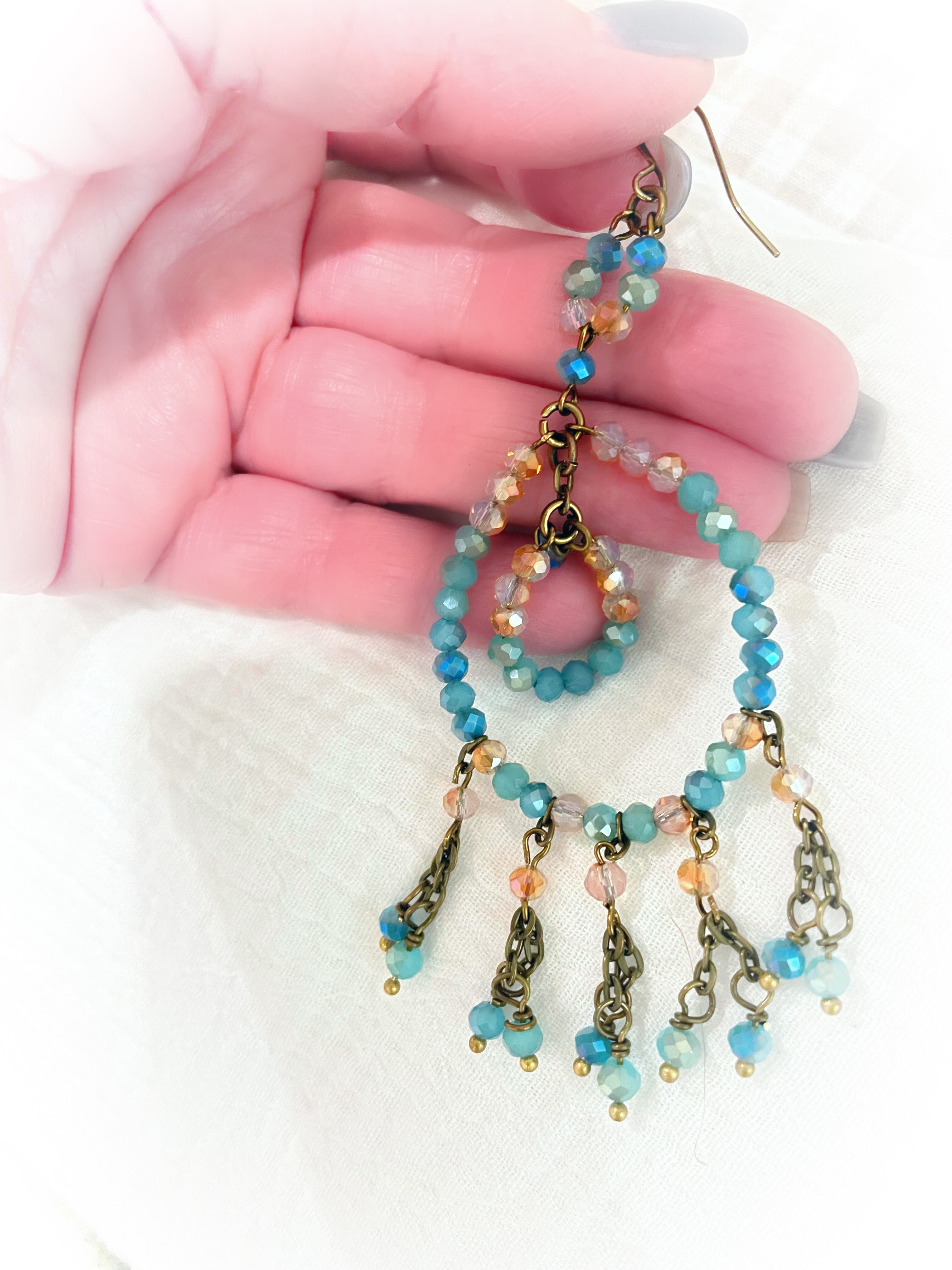 Beach Paradise Chandelier Earrings