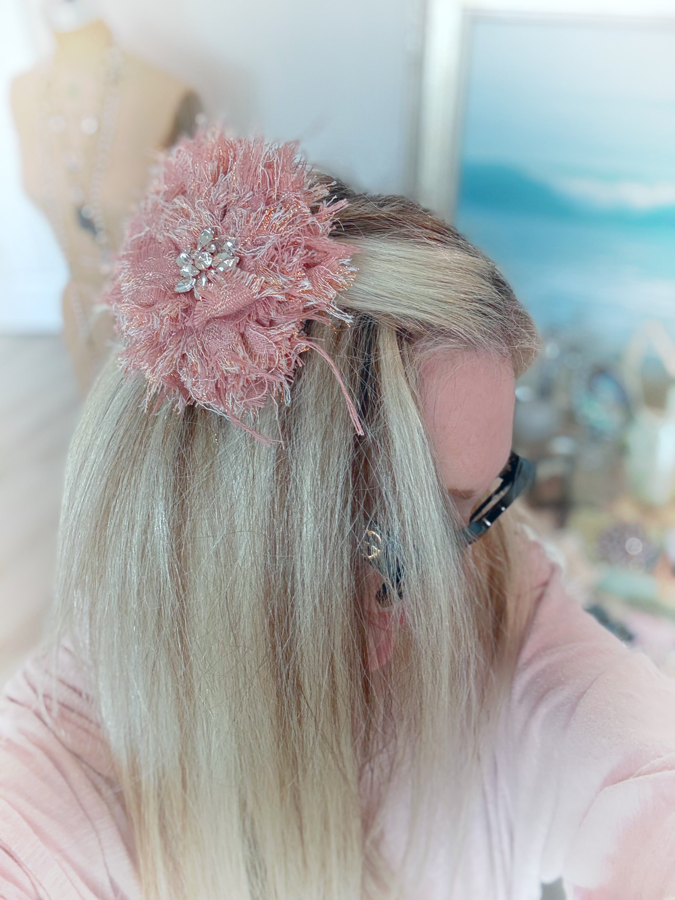 Dusty Rose Barrette