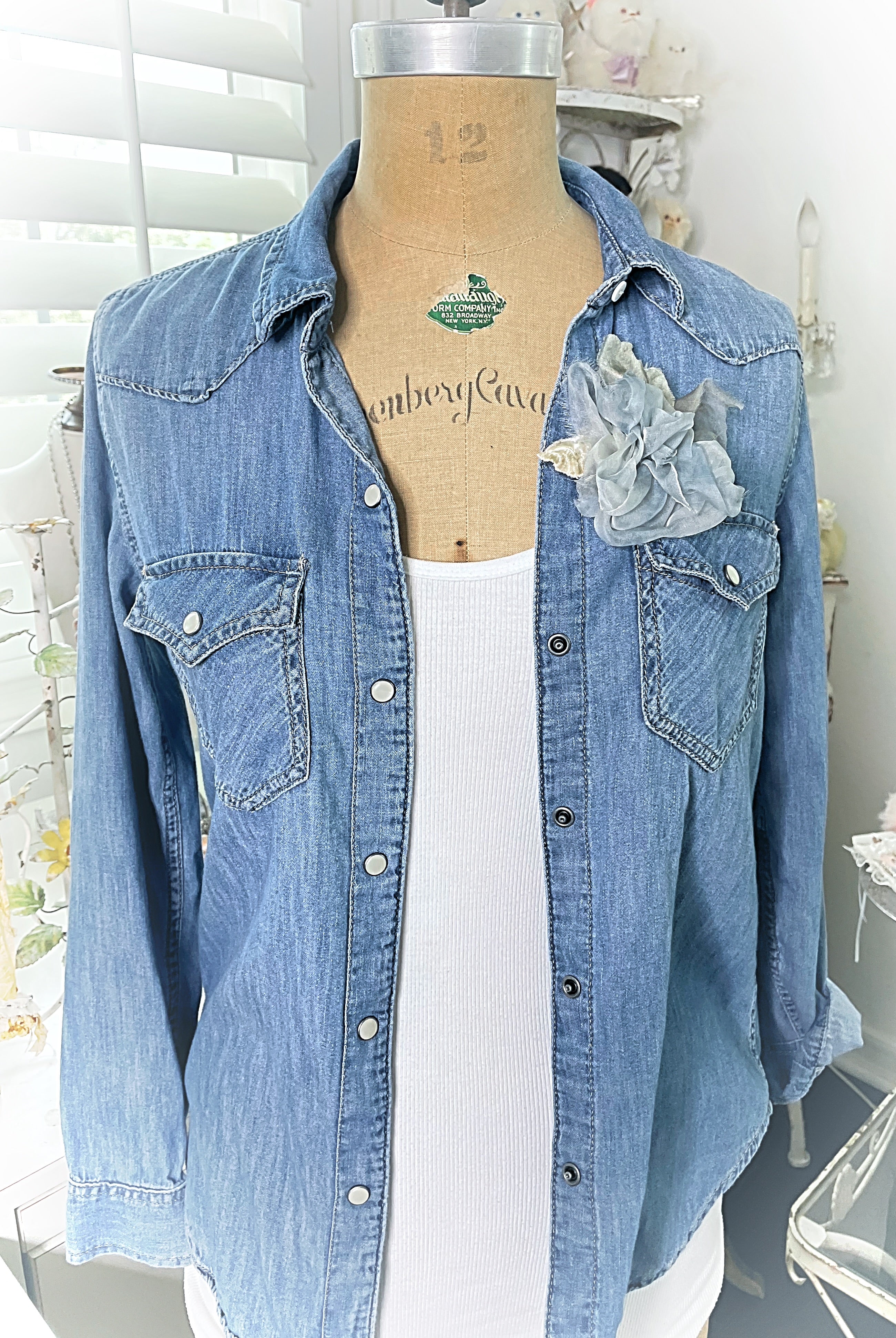 Dusty Blue Pin